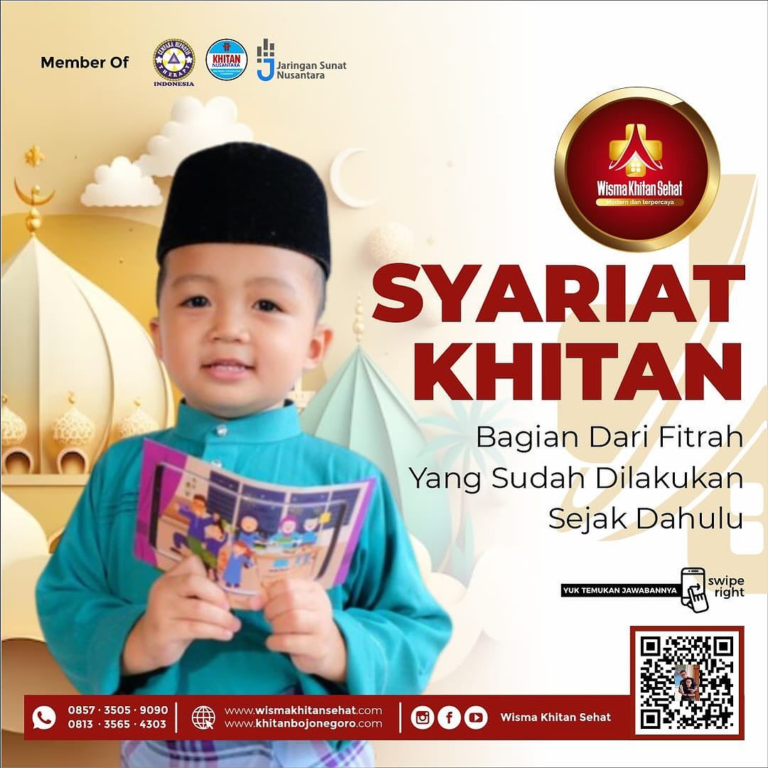 Wisma Khitan Sehat : Syariat Khitan Bagian Fitrah Yang Sudah Dilakukan Sejak Dahulu - 0857 3505 9090