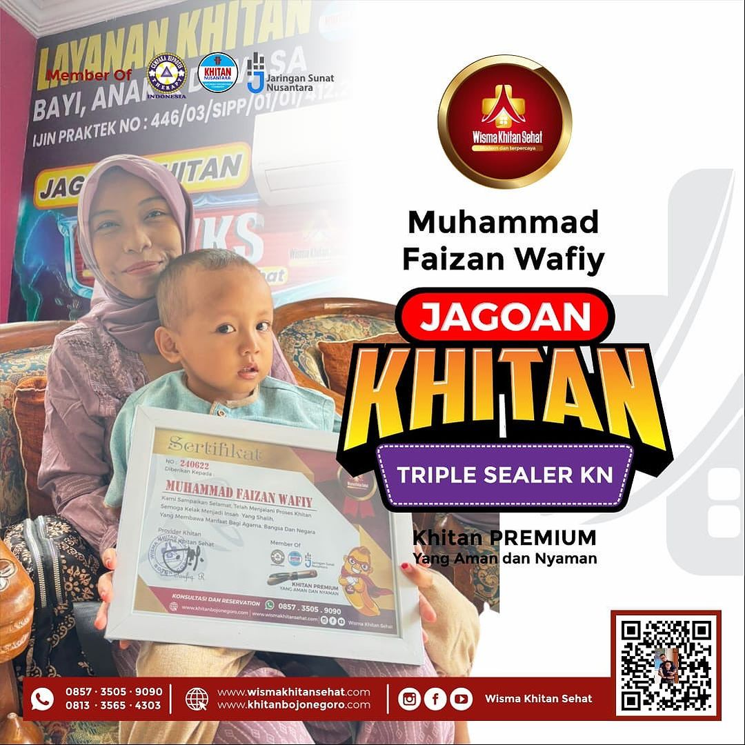 Khitan Premium : Khitan Balita Metode Triple Sealer KN Wisma Khitan Sehat - 0857 3505 9090