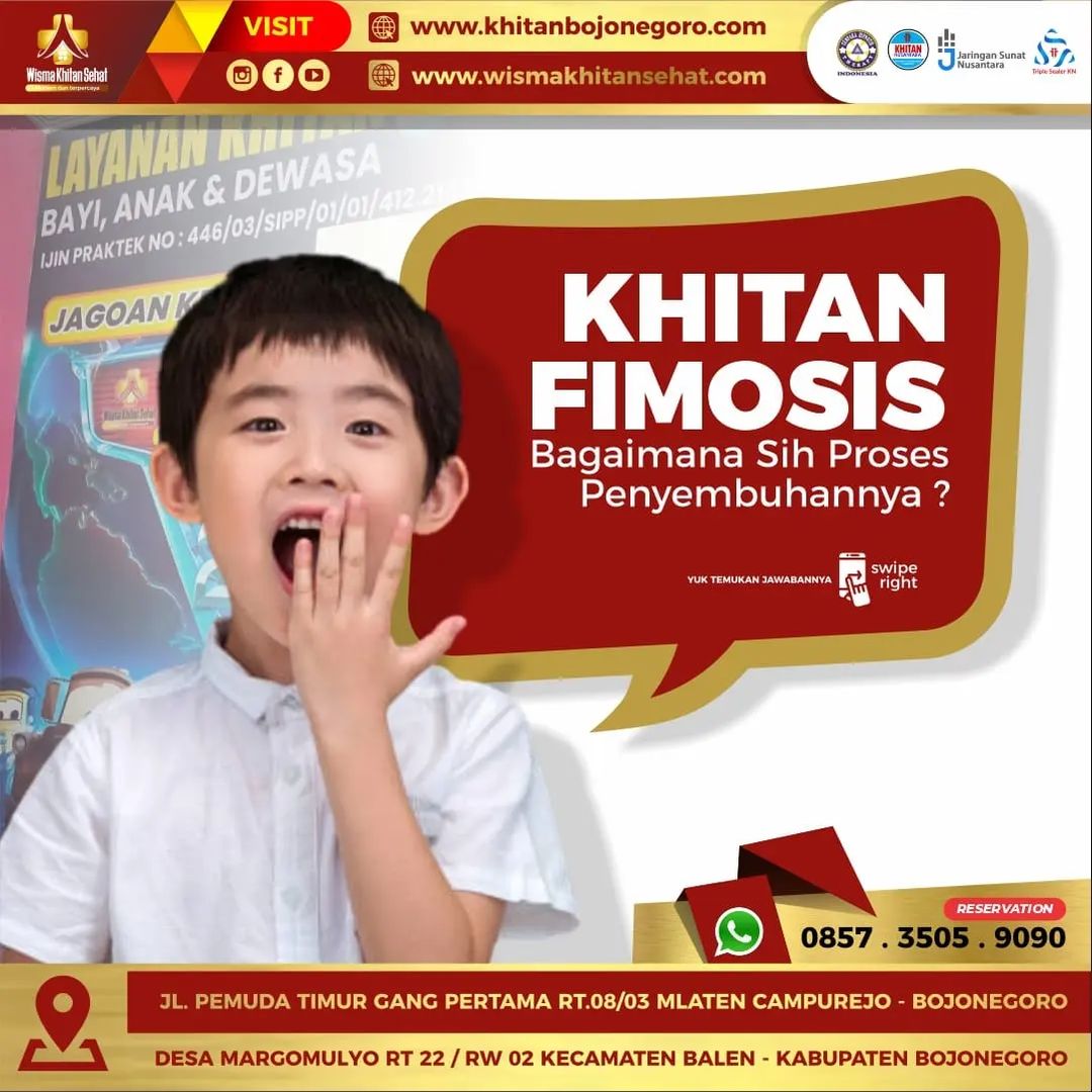 Wisma Khitan Sehat: Khitan Fimosis Bagaimana Proses Penyembuhannya - 0857 3505 9090