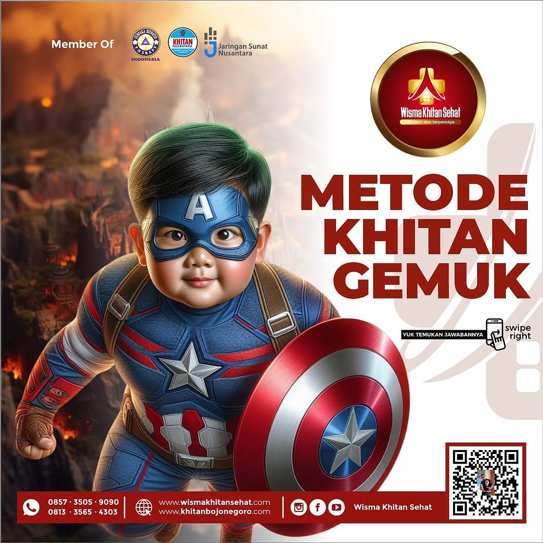 Metode Khitan Gemuk : Teknik Khitan Spesial Untuk Anak Gemuk di Wisma Khitan Sehat Bojonegoro - 0857 3505 9090