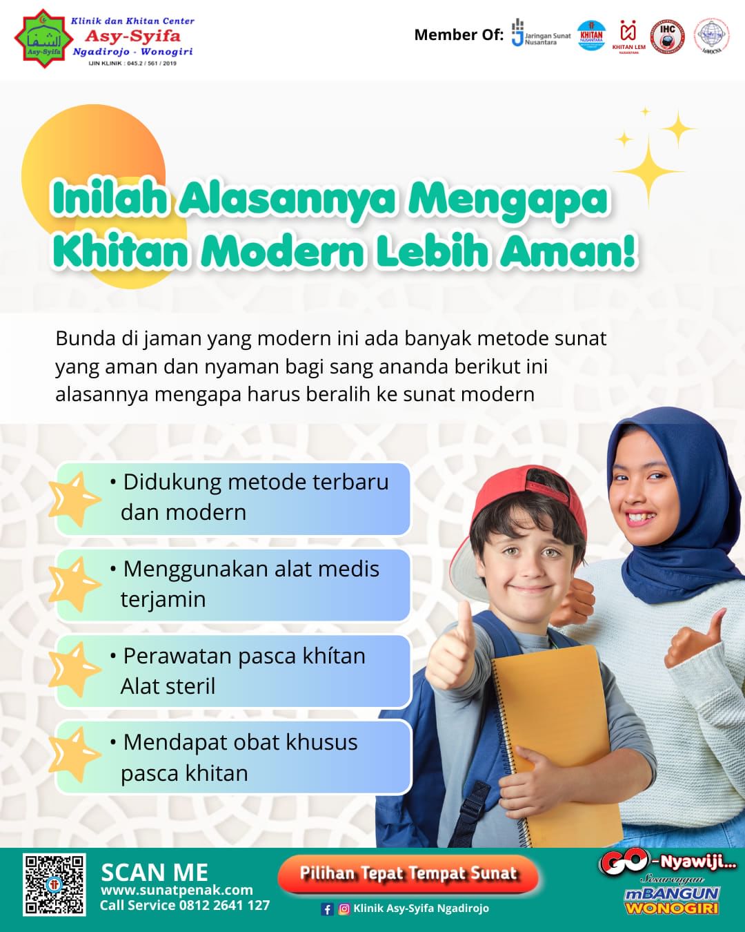 Inilah Alasannya Mengapa Khitan Modern Lebih Aman di Klinik Asy Syifa Ngadirojo Wonogiri - 0812 2641 127 
