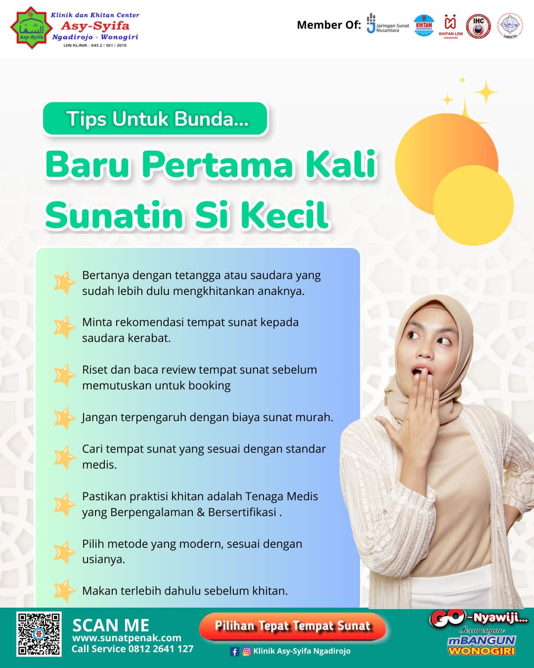 Klinik Asy Syifa Ngadirojo Wonogiri : Tips Untuk Bunda Yang Baru Pertama Kali Sunatin Si Kecil - 0812 2641 127