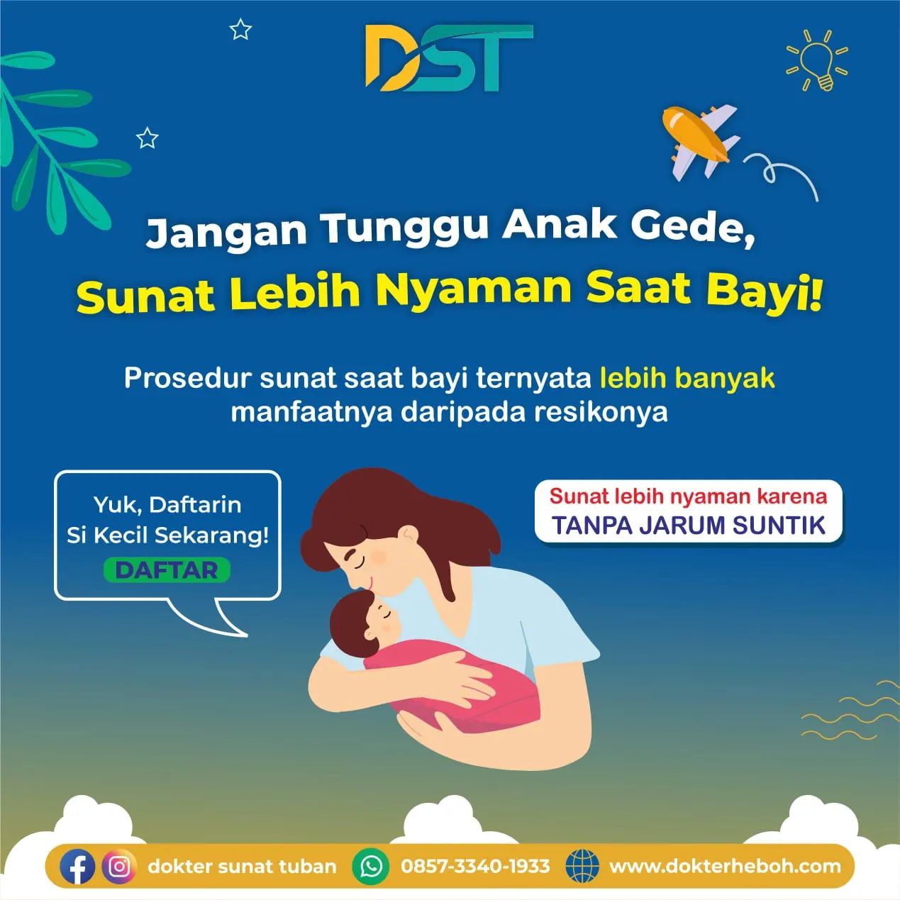 Fimosis pada Bayi? Temukan Tempat Terpercaya untuk Melakukan Sunat di Tuban