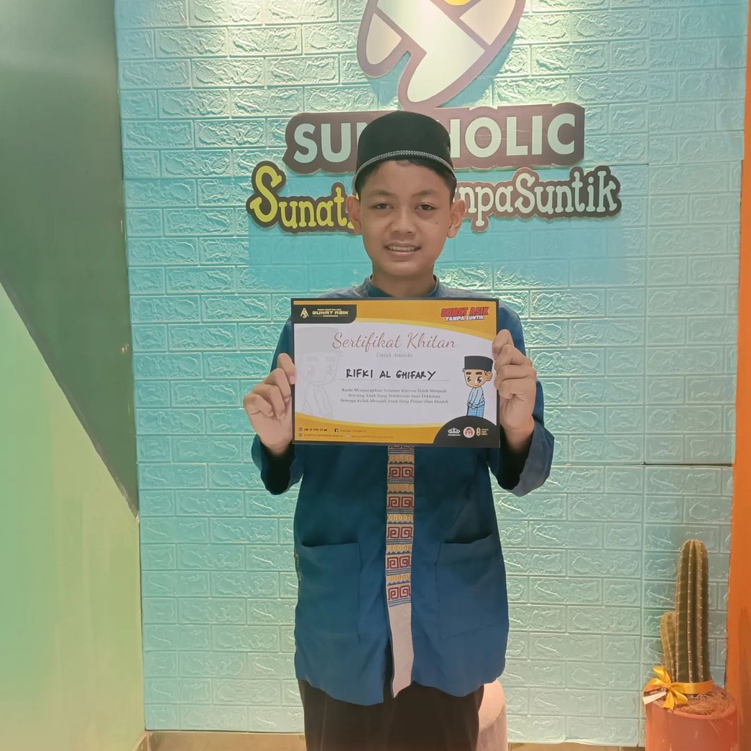 Sunat Anak Thermo Counter di Sunaholic Tulungagung - 0812 1770 7788