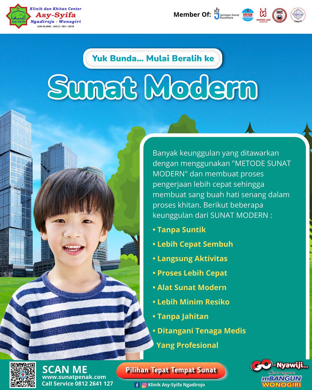 Sunat Modern Yuk Mulai Beralih ke Sunat Modern di Klinik Asy Syifa Ngadirojo Wonogiri - 0812 2641 127