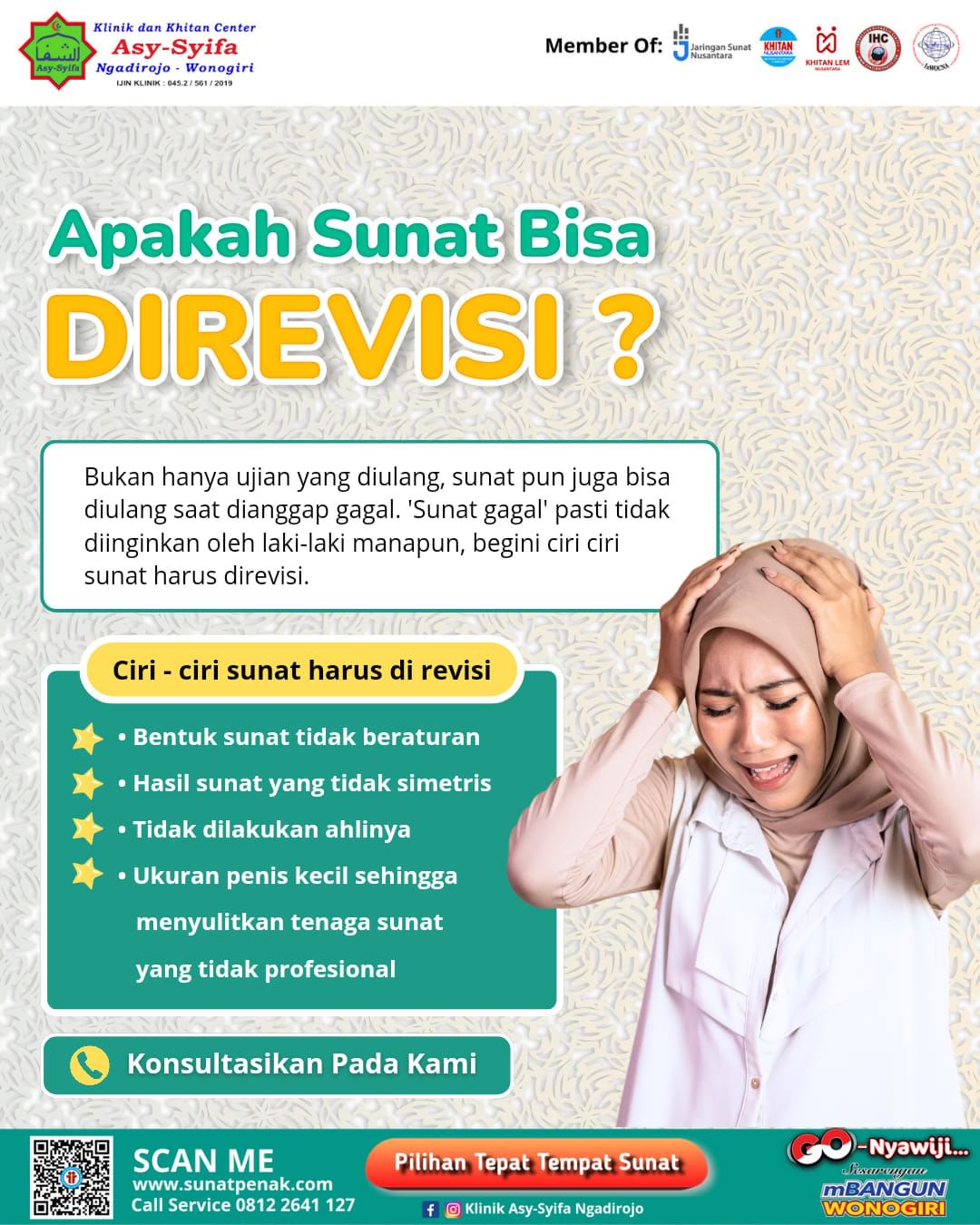 Klinik Asy Syifa Ngadirojo : Apakah Sunat Bisa di Revisi?- 0812 2641 127