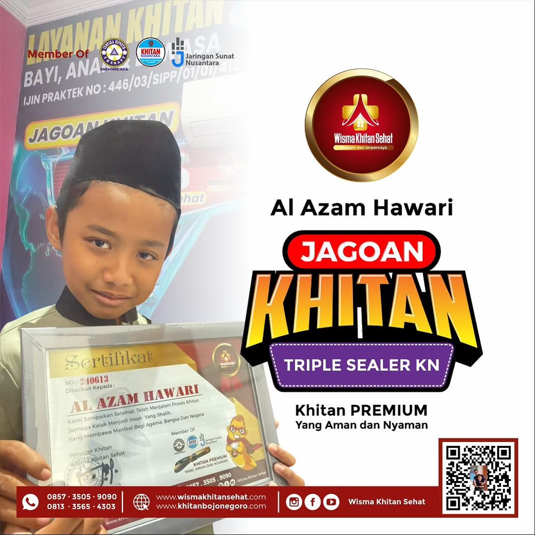 Wisma Khitan Sehat Bojonegoro Menghadirkan Khitan Modern Dengan Sentuhan Khusus Di Bojonegoro - 0857 3505 9090