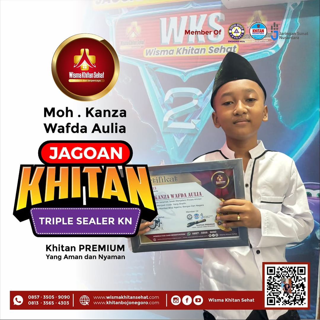 Berkhitan Langkah Menuju Kesempurnaan di Wisma Khitan Sehat Bojonegoro - 0857 3505 9090