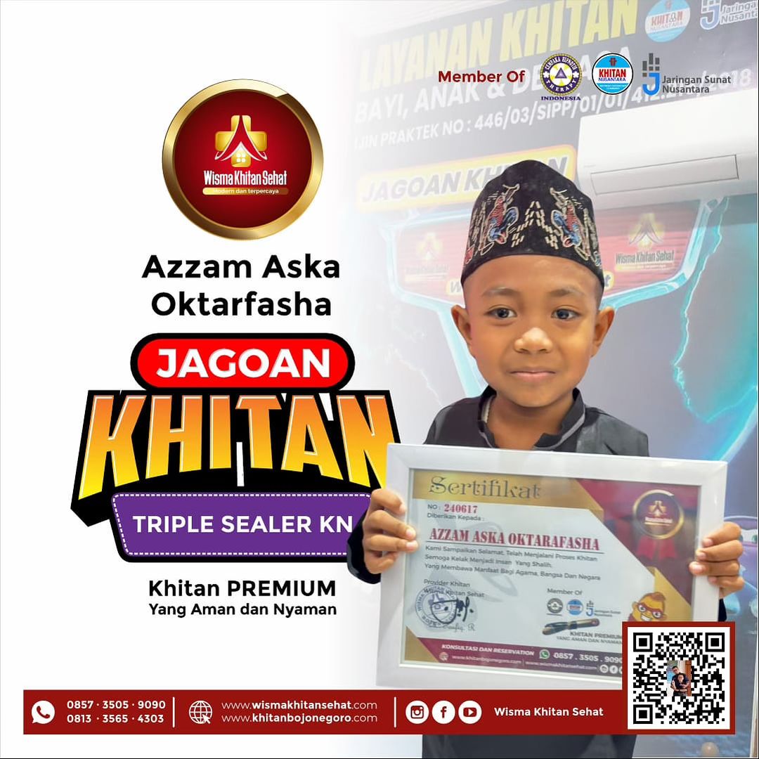 Wisma Khitan Sehat Bojonegoro: Klnik Terbaik Untuk Sunat Anak Anda Dengan Metode Modern Di Bojonegoro - 0857 3505 9090