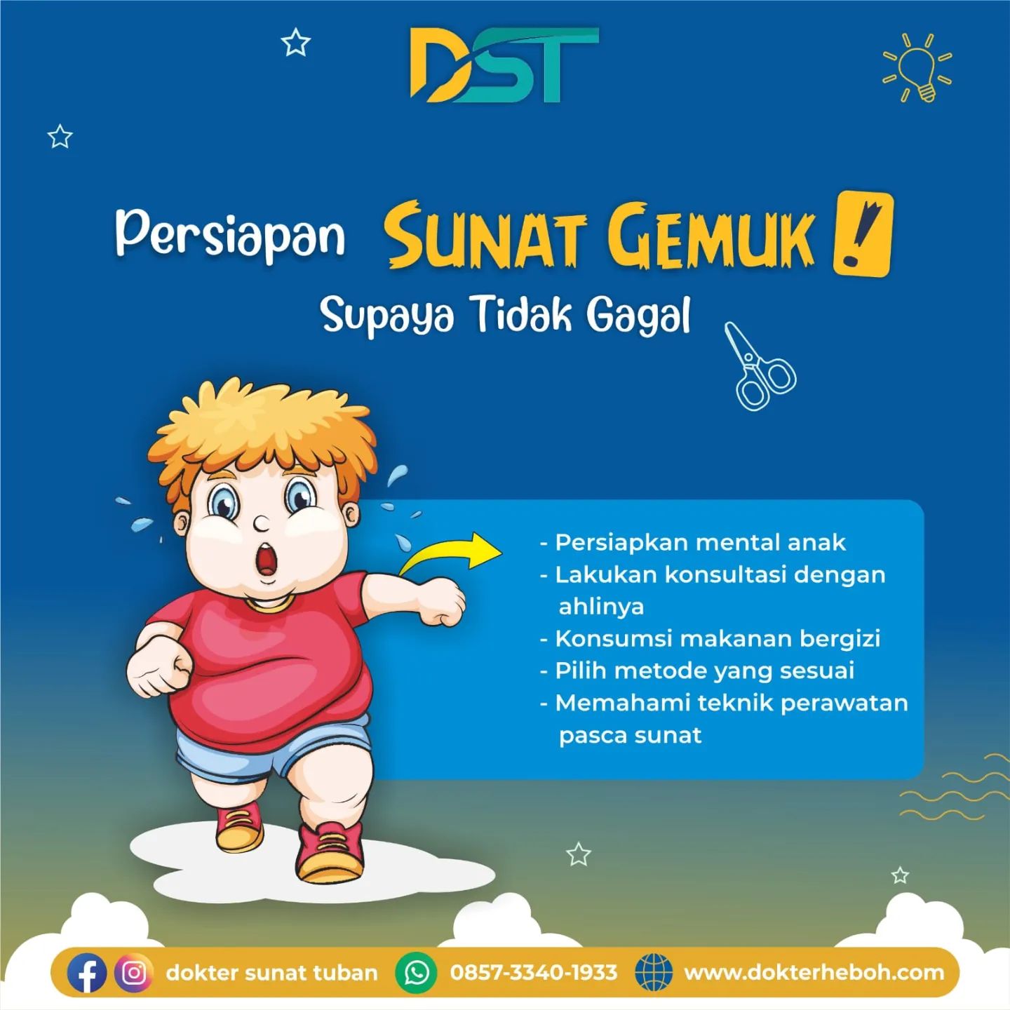 Tanpa Suntik Hormon, Sunat Anak Gemuk di Klinik Praktek Dokter Sunat Tuban Tetap Aman dan Nyaman