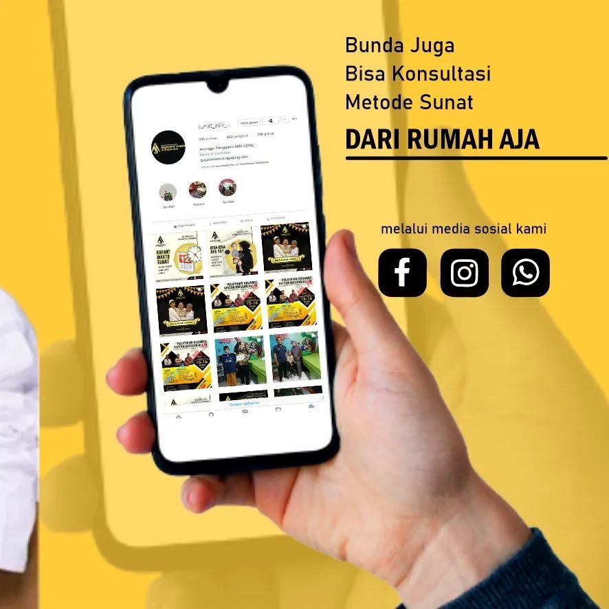 Sunaholic : Kemudahan Dalam Mendaftar Sunat di Rumah Saja - 0812 1770 7788