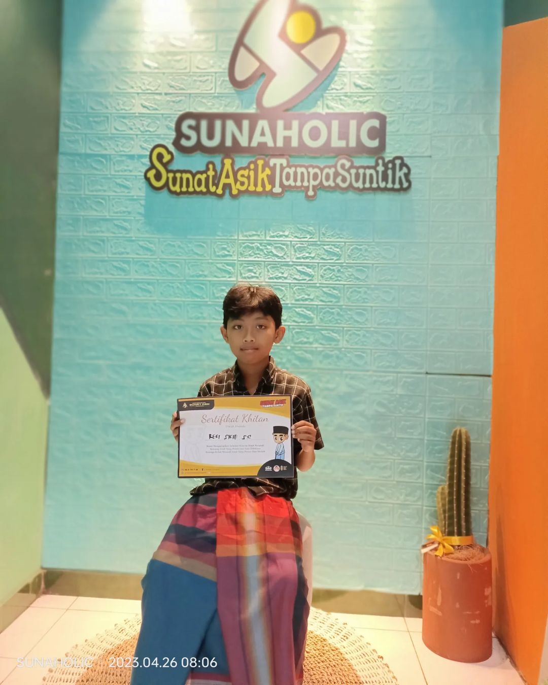 Sunat Anak Metode Klamp di Sunaholic : Habis Sunat Bisa Langsung Mandi - 0812 1770 7788