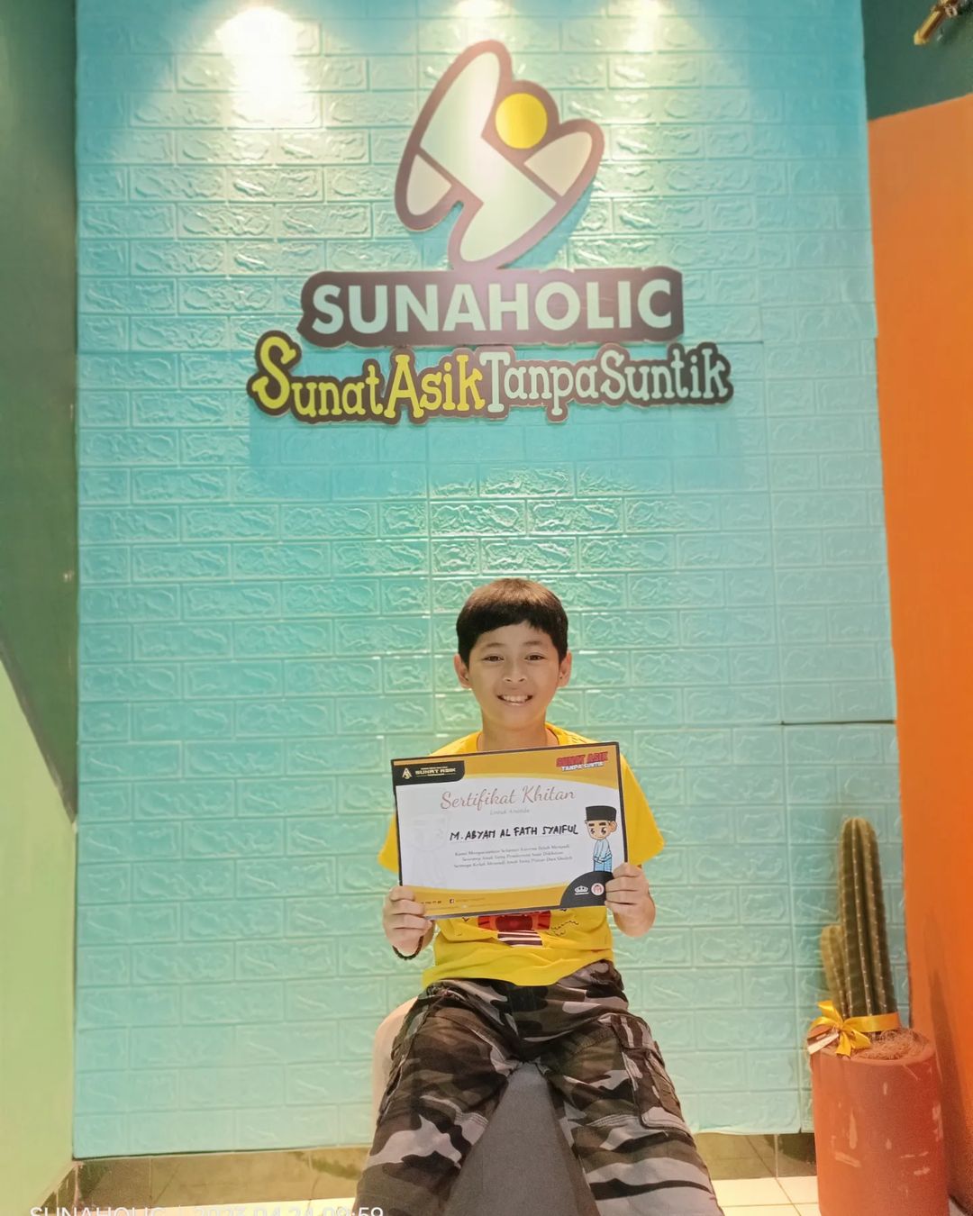 Sunat Penuh Senyuman Pertanda Nyaman di Sunaholic - 0812 1770 7788