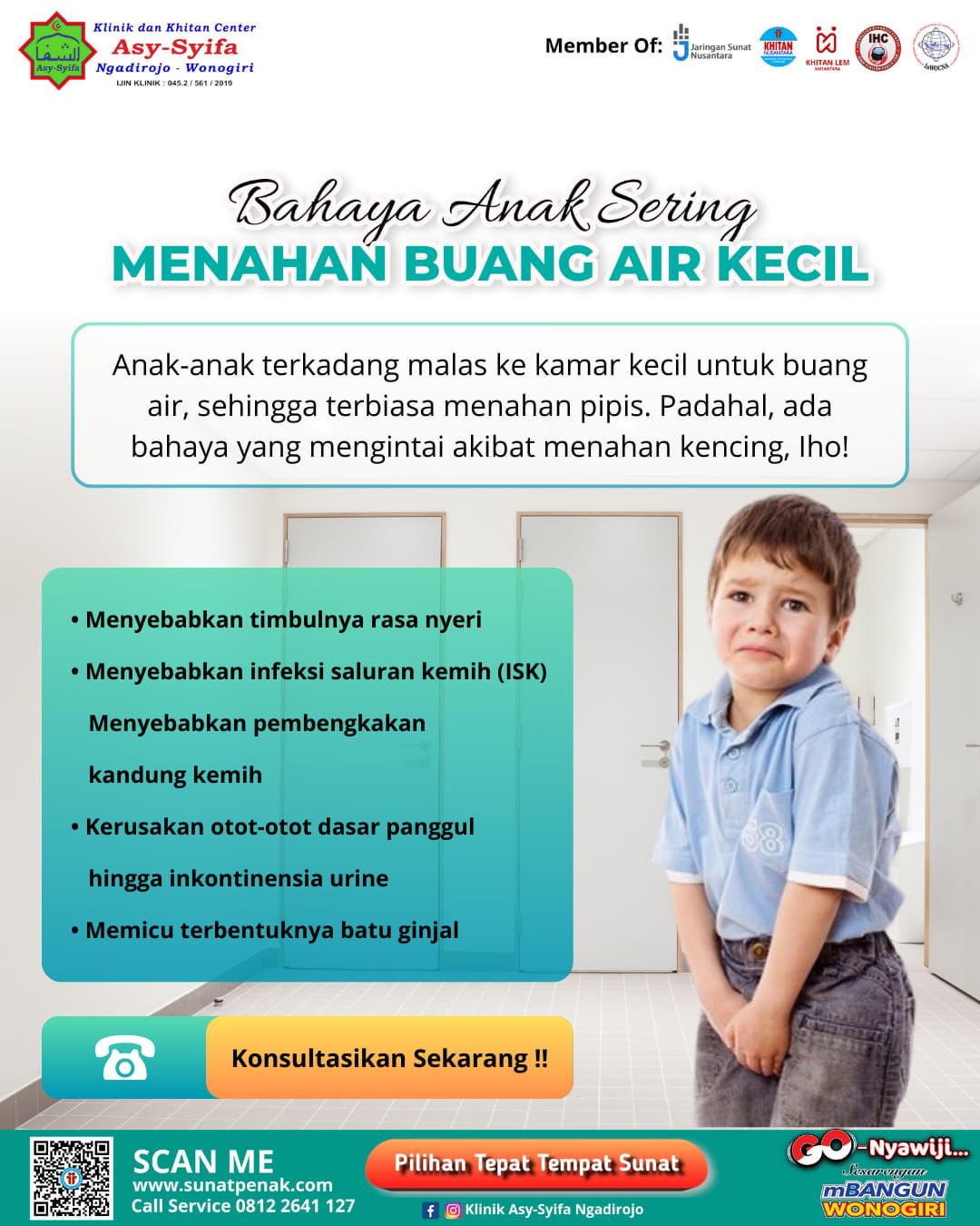 Bahaya Anak Sering Menahan Buang Air Kecil Pendapat Klinik Asy Syifa Tentang : Bahaya Anak Sering Menahan Buang Air Kecil - 0812 2641 127