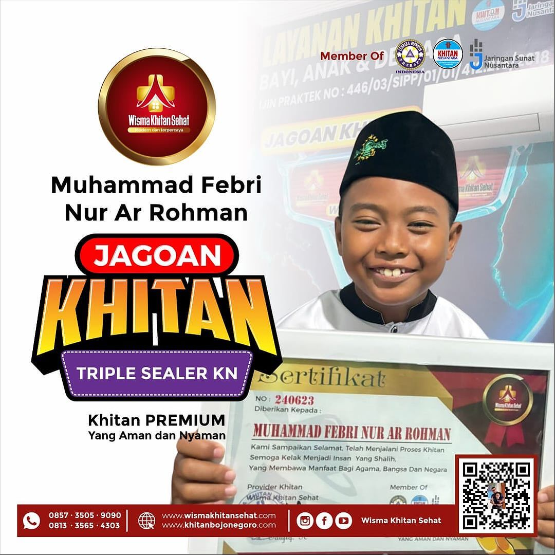 Jagoan Khitan Wisma Khitan Sehat : Khitan Anak Jagoan di Bojonegoro – 0857 3505 9090