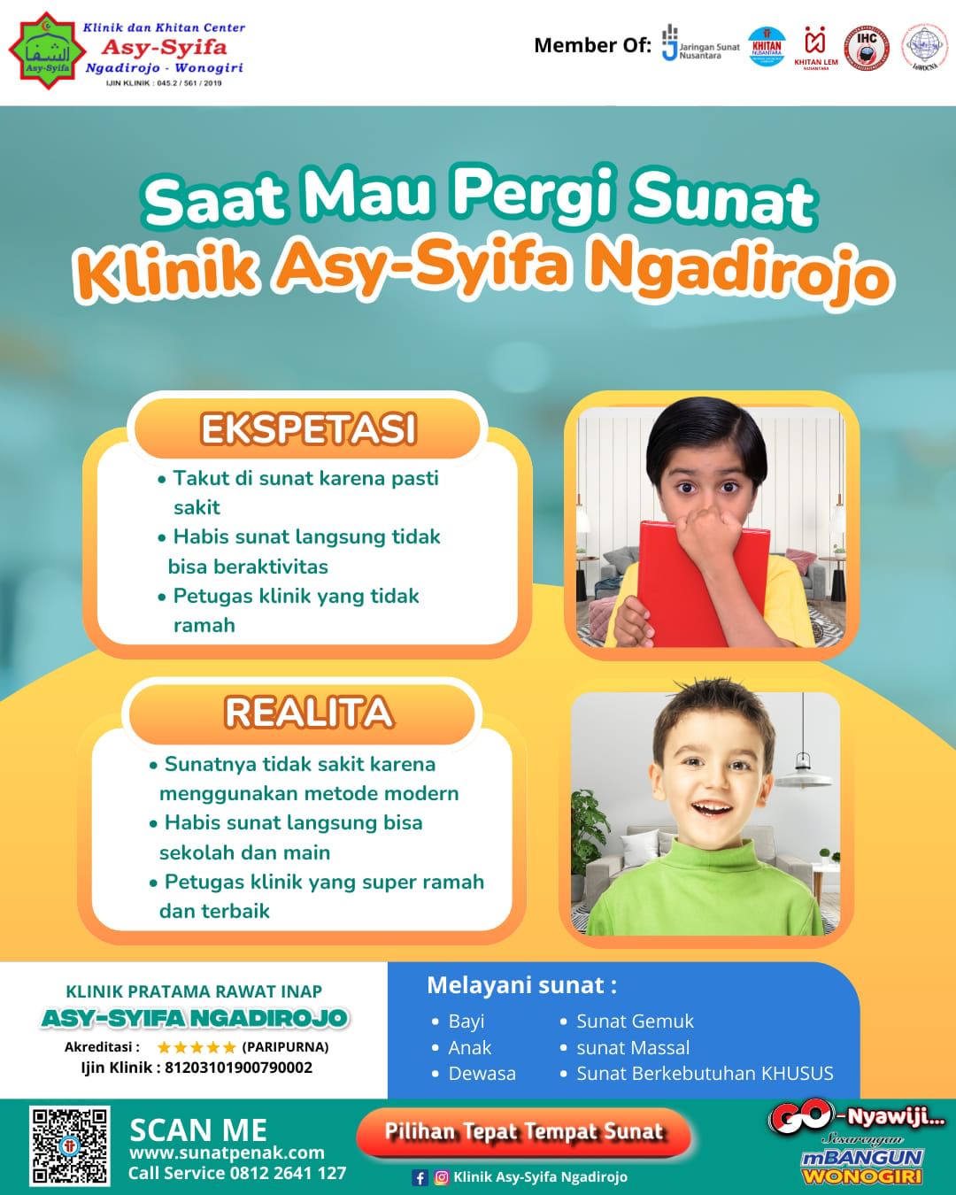 Ekspektasi dan Realita Saat Mau Pergi Sunat di Klinik Asy Syifa Ngadirojo - 0812 2641 127