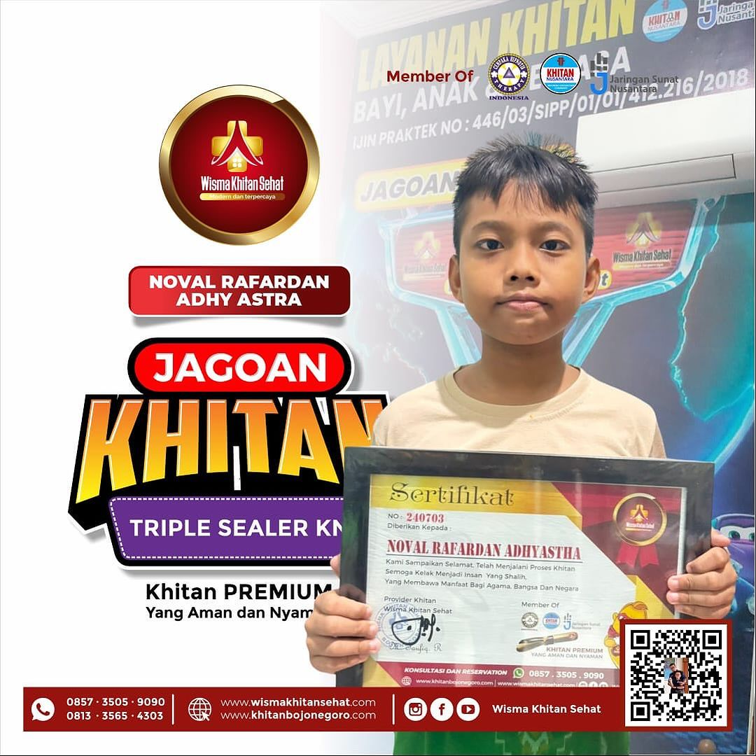 Sunat Anak Dengan Indikasi Fimosis Dengan Dokter Berpengalaman di Wisma Khitan Sehat Bojonegoro - 0857 3505 9090