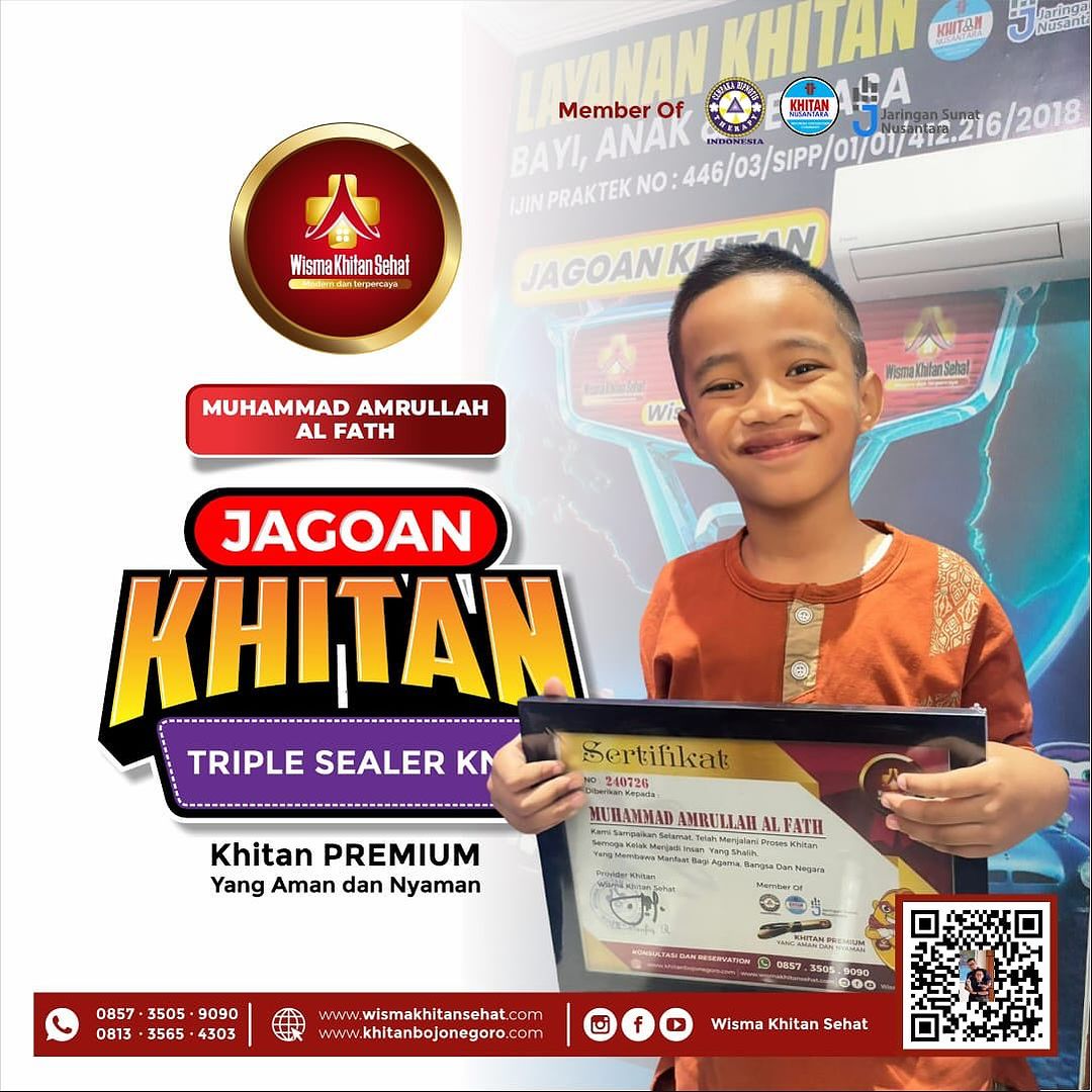 Khitan Triple Sealer KN Menghadirkan Kegembiraan Dalam Proses Yang Nyaman di Wisma Khitan Sehat - 0857 3505 9090