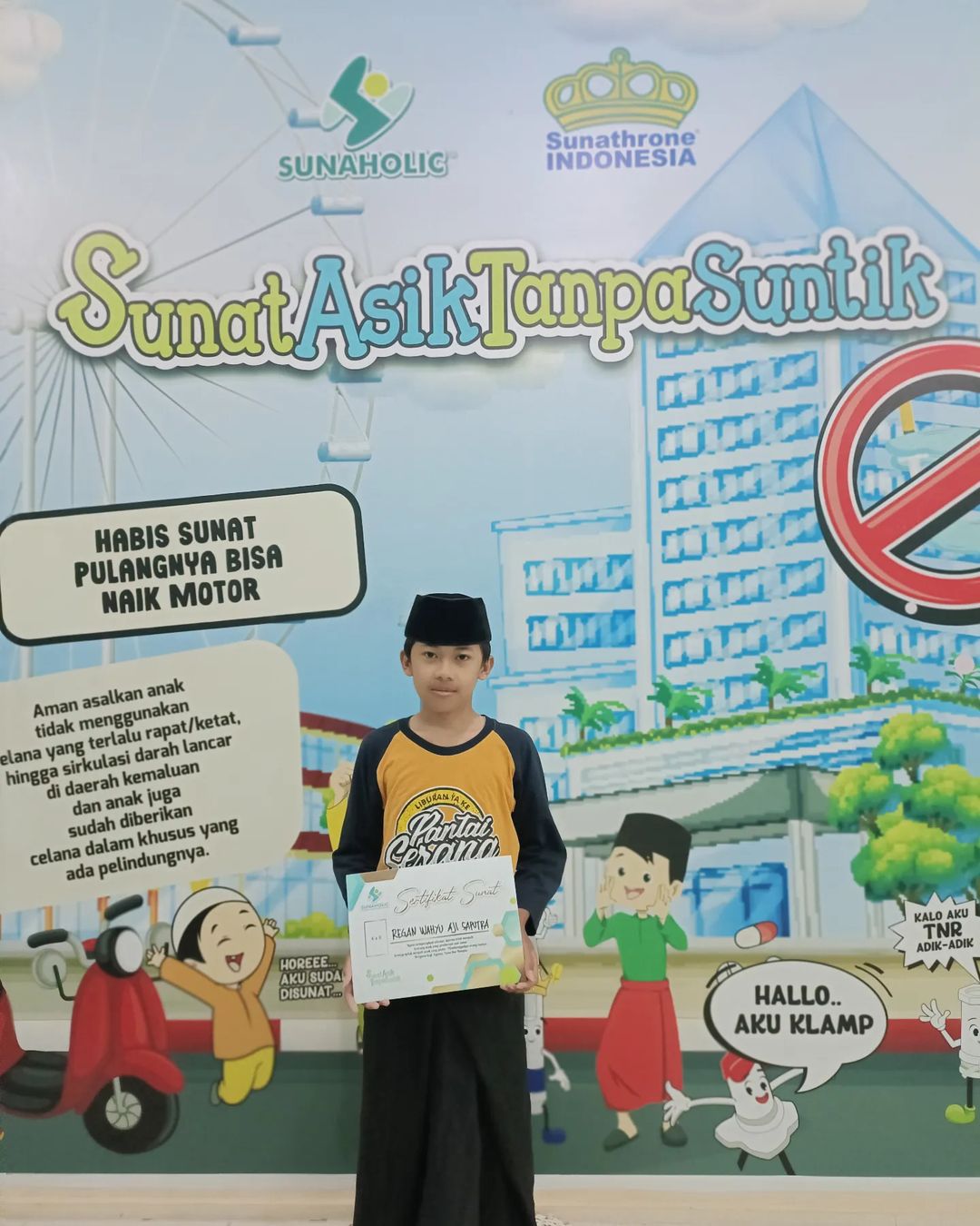 Sunat Tanpa Harus Menunggu Libur Sekolah di Sunaholic - 0812 1770 7788