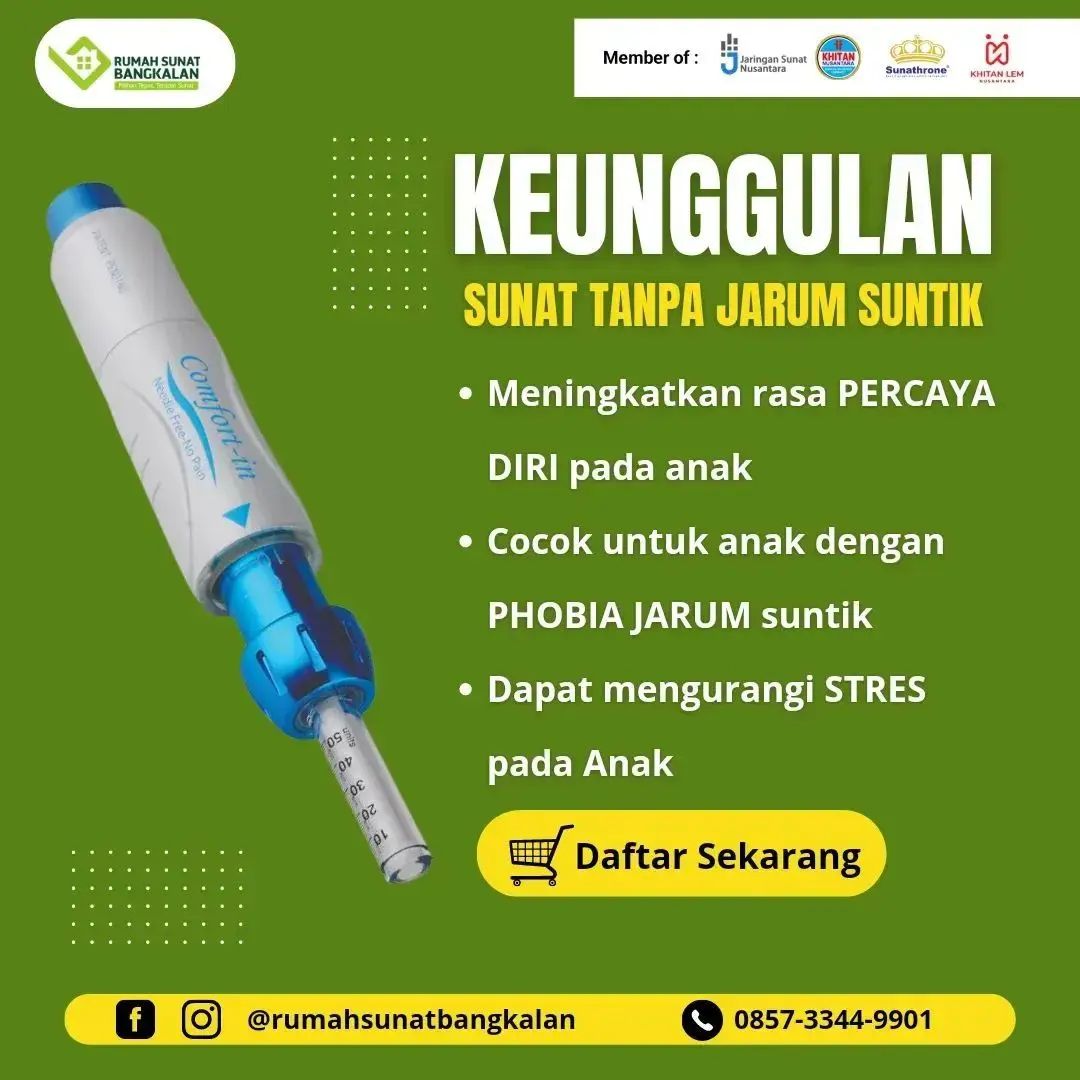 Sunat Anak Tanpa Rasa Takut: Layanan Profesional Tanpa Jarum Suntik di Bangkalan