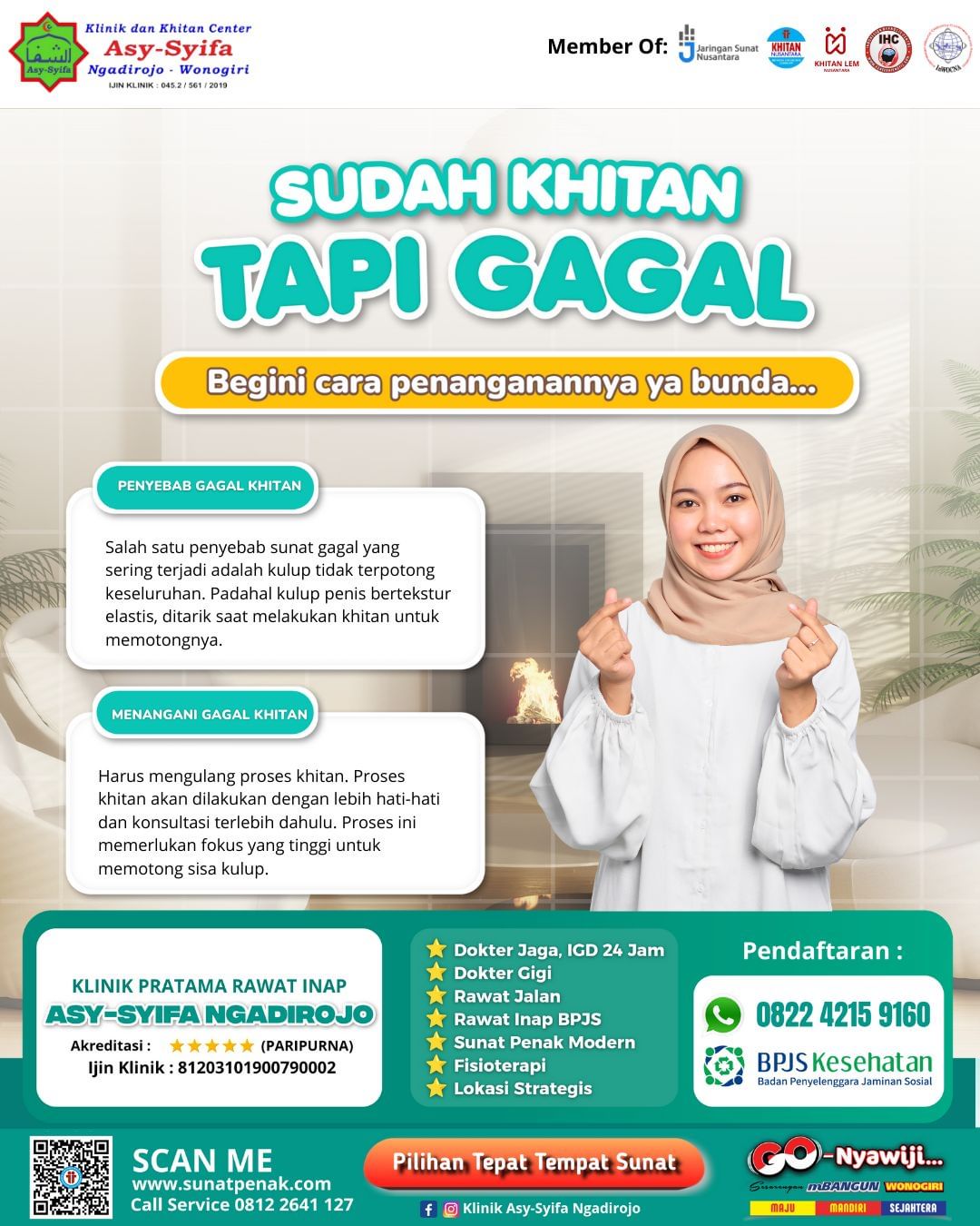 Sudah Khitan Tapi Gagal Sudah Khitan Tapi Gagal!! Begini Cara Penanganannya di Klinik Asy Syifa Ngadirojo - 0812 2641 127