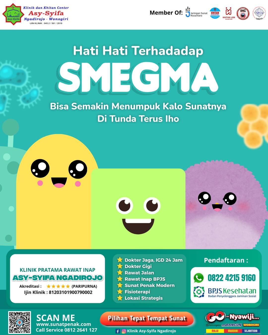 Hati-hati Terhadap Smegma! Berikut Fakta Smegma dan Penjelasan dari Klinik Asy Syifa Ngadirojo - 0812 2641 127