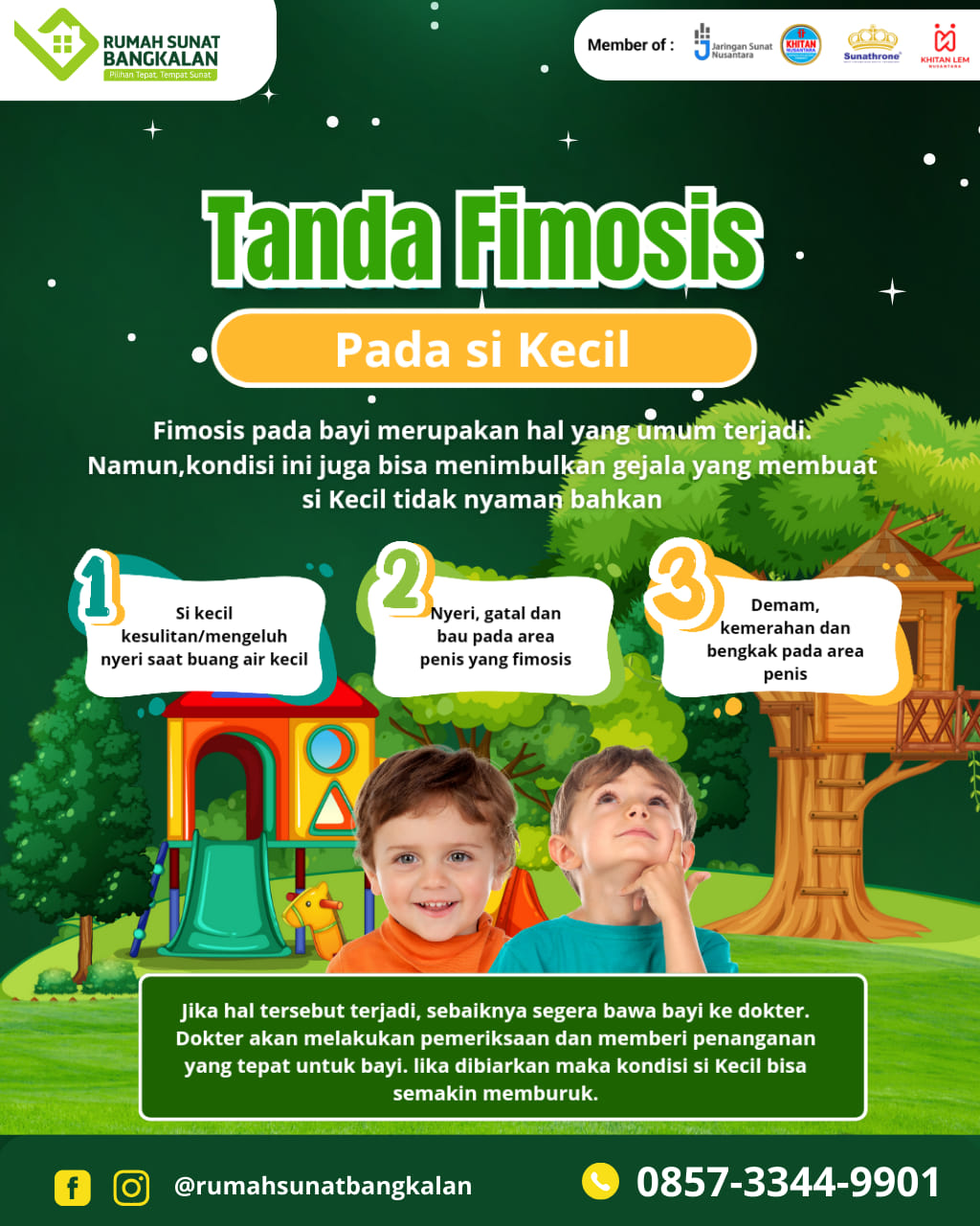 Pilihan Tepat untuk Sunat Anak dengan Fimosis di Bangkalan: Klinik Rumah Sunat Bangkalan