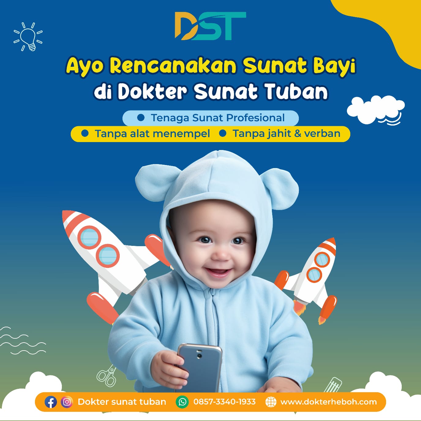 Pelayanan Sunat Balita Terbaik di Tuban? Klinik Praktek Dokter Sunat Tuban Jawabannya!