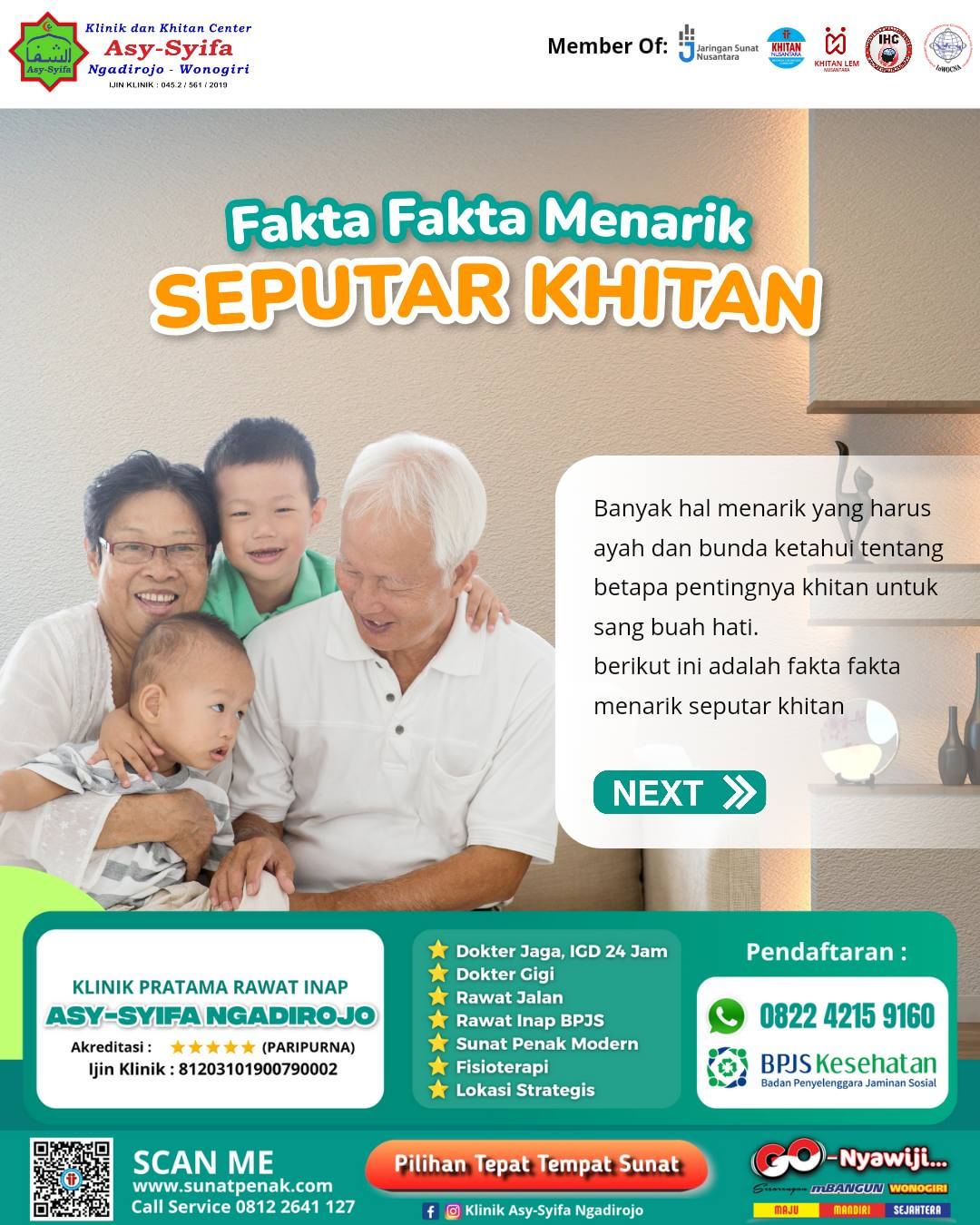 Fakta-Fakta Menarik Seputar Khitan! Berikut Paparan Klinik Asy Syifa Ngadirojo - 0812 2641 127