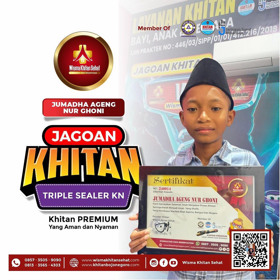 Triple Sealer KN Metode Triple Sealer KN Untuk Cetak Khitan Langsung Jadi di Wisma Khitan Sehat - 0857 3505 9090