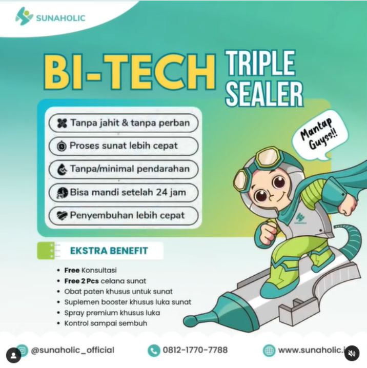 Perkenalkan Metode Modern BI-TECH Triple Sealer di Sunaholic - 0812 1770 7788
