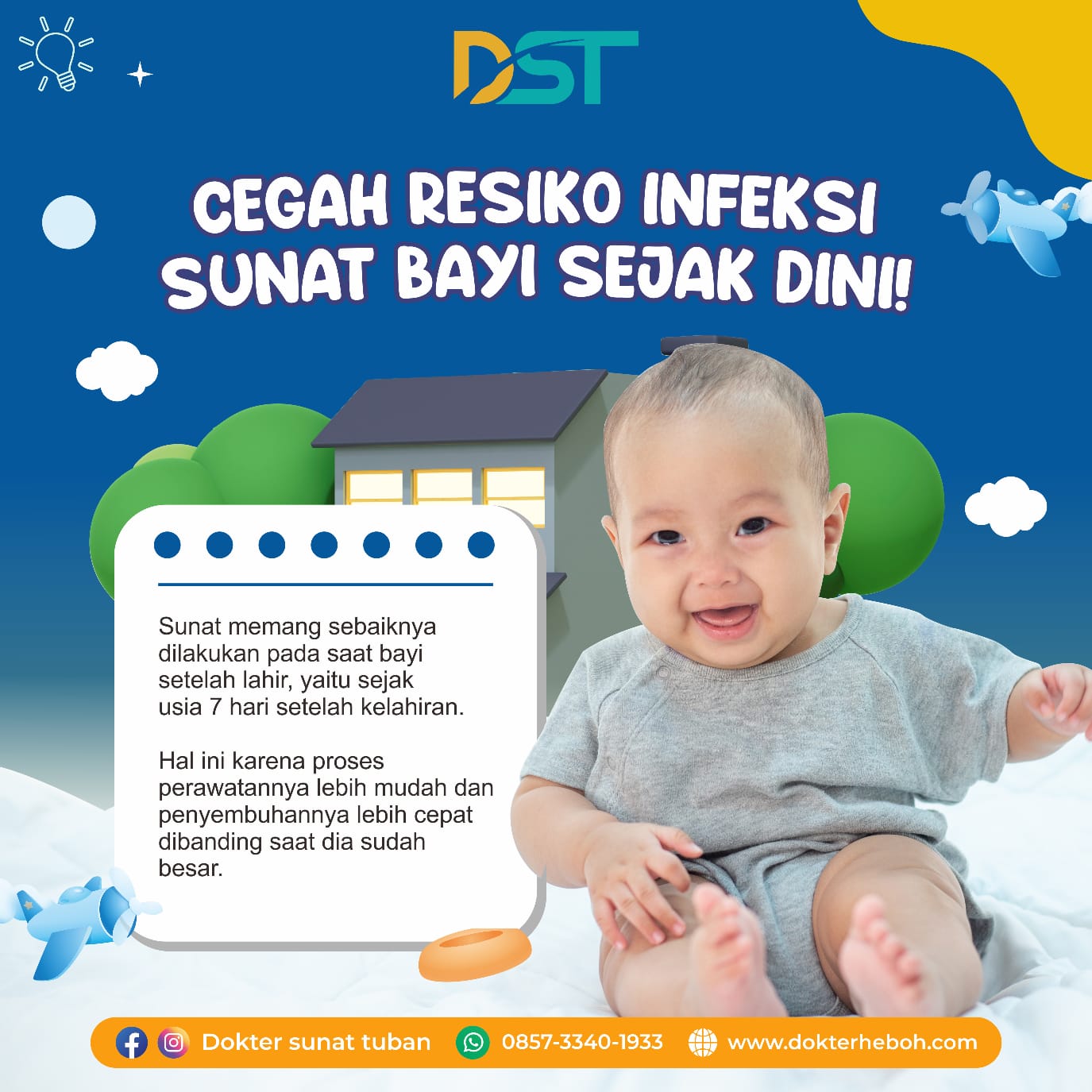 Khitan Modern untuk Bayi di Tuban: Profesionalisme dan Kenyamanan di Klinik Praktek Dokter Sunat Tuban
