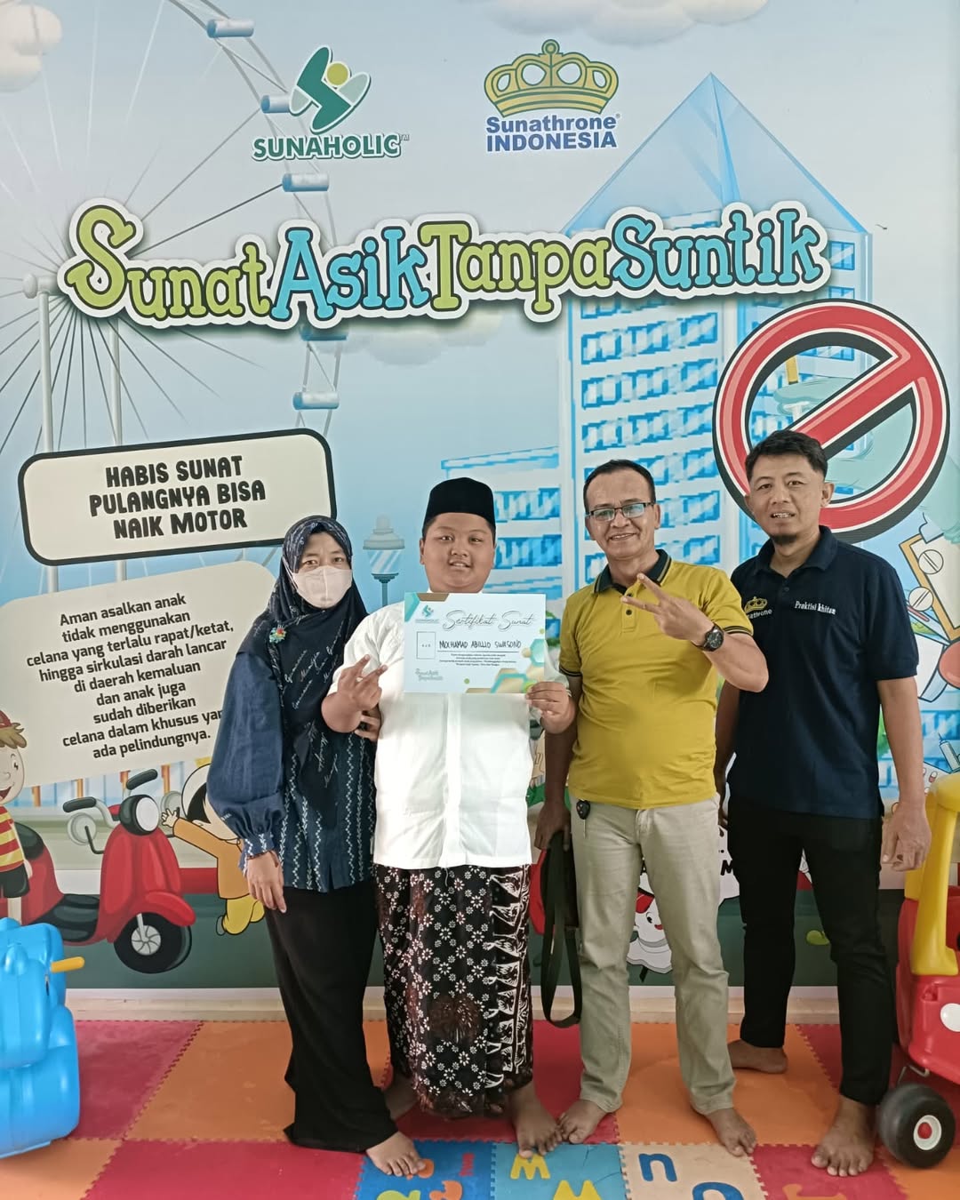 Sunat Gemuk Asik Tanpa Jarum Suntik di Klinik Sunaholic - 0812 1770 7788