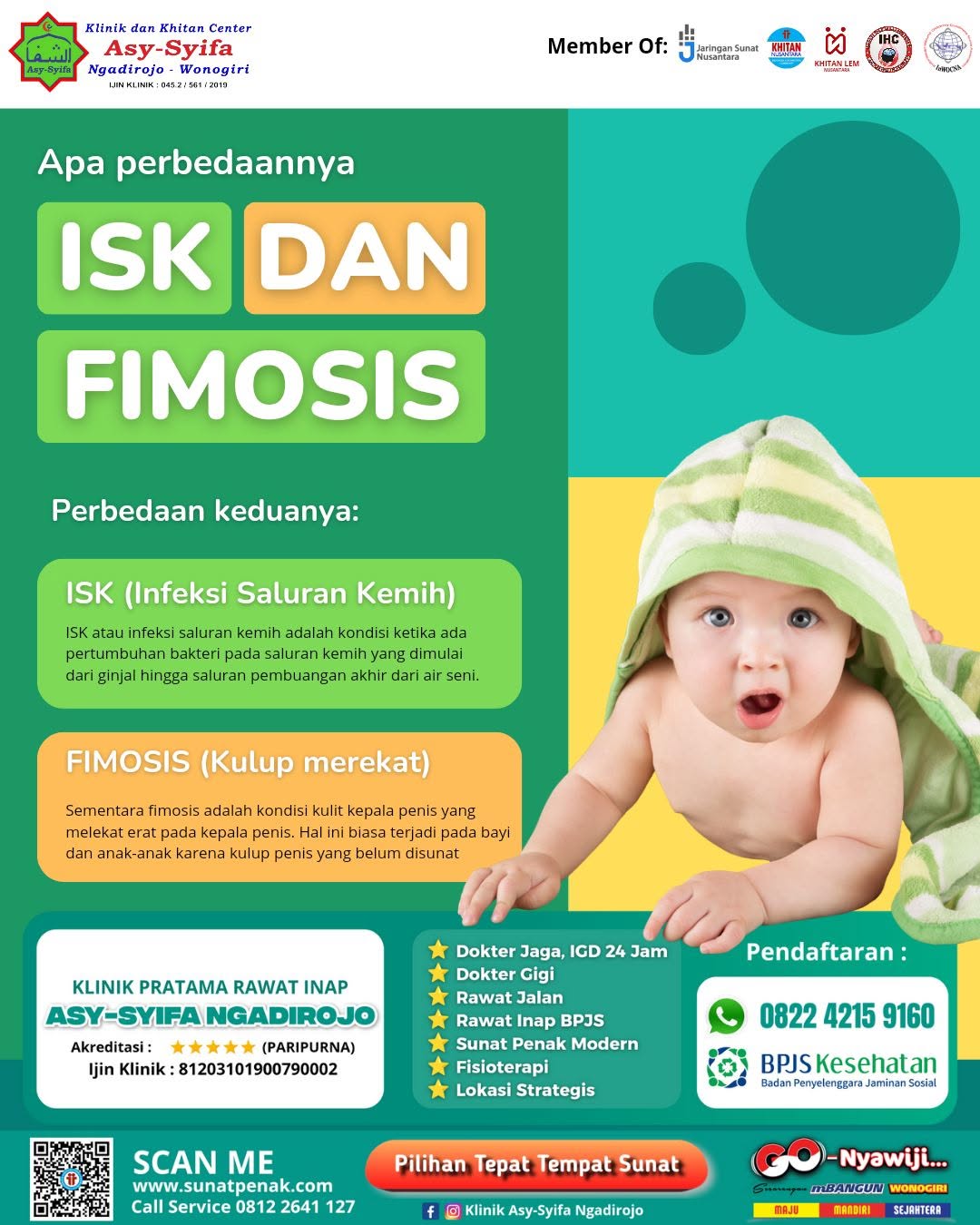 Apa Perbedaan Infeksi Saluran Kemih dan Fimosis? Berikut Penjelasan Klinik Asy Syifa Ngadirojo - 0812 2641 127