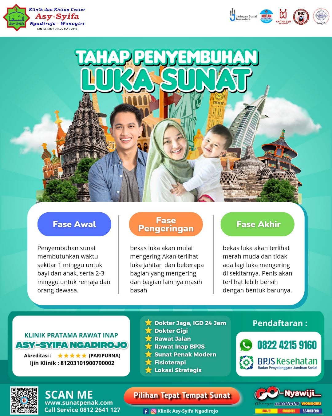 Edukasi Tahap Penyembuhan Luka Sunat dari Klinik Asy-Syifa Ngadirojo: Langkah-Langkah Menuju Pemulihan Optimal - 0822 4215 9160