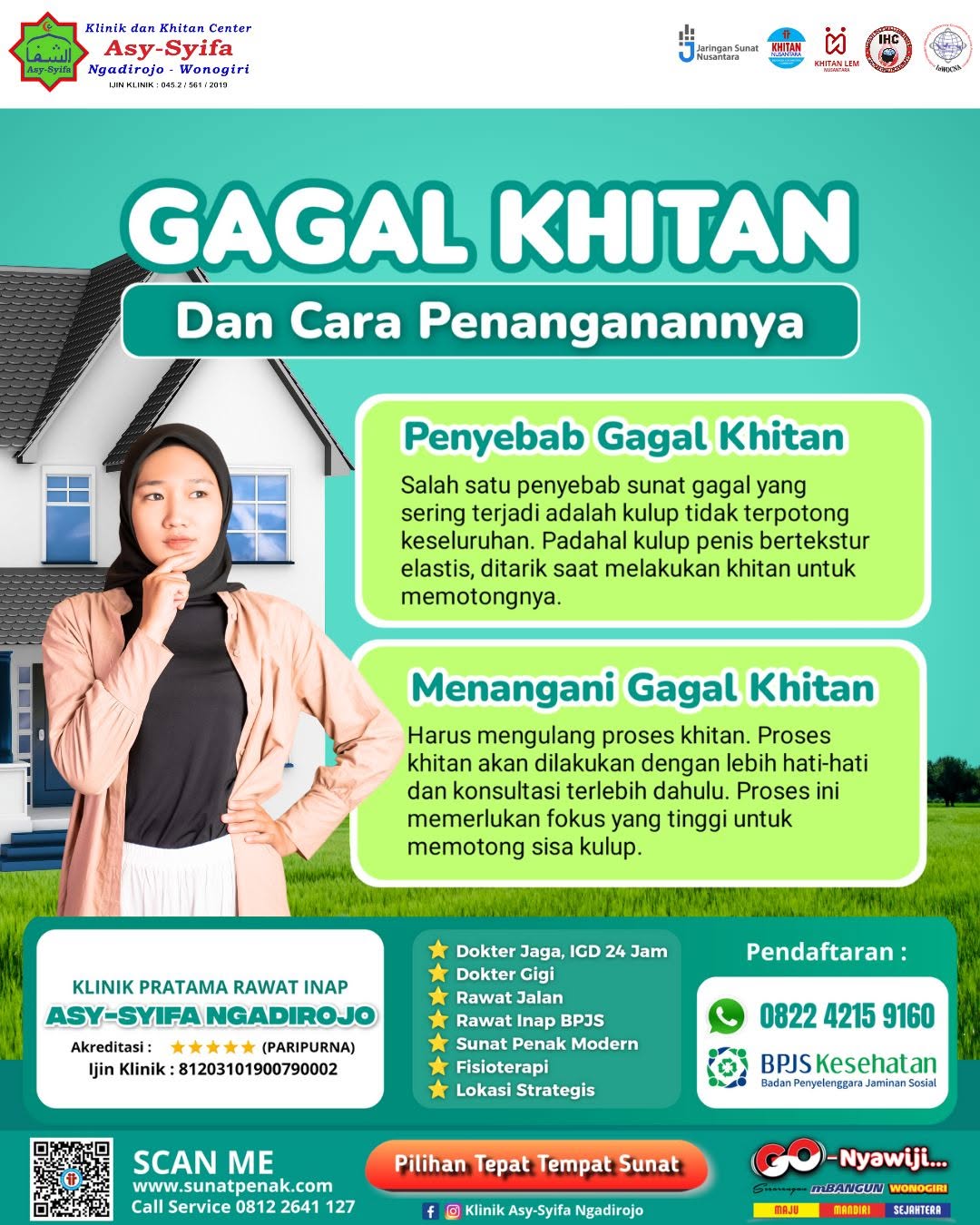 Edukasi dari Klinik Asy-Syifa Ngadirojo: Penyebab Gagal Khitan dan Solusi Penanganannya