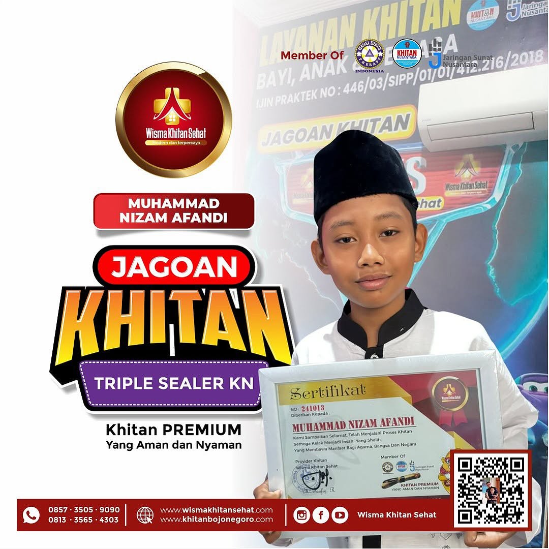 Sunat Anak di Bojonegoro: Nyaman, Aman, dan Menyenangkan Bersama Klinik Wisma Khitan Sehat - 0813 3565 4303