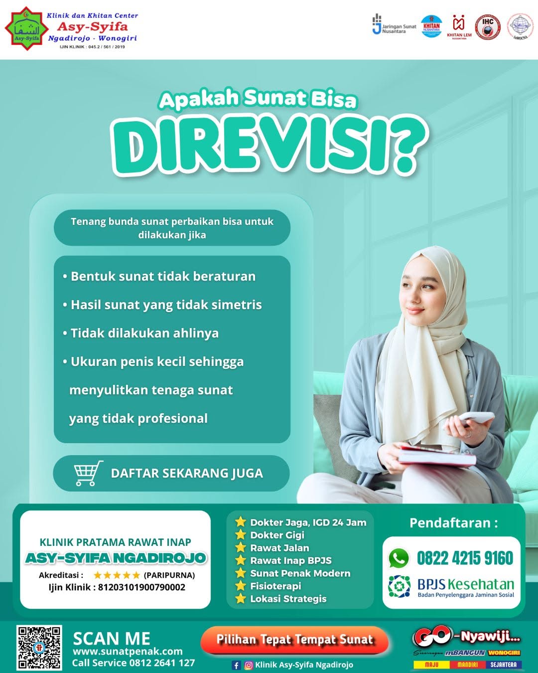 Apakah Sunat Bisa di Revisi? Penjelasan dari Klinik Asy Syifa Ngadirojo - 0822 4215 9160