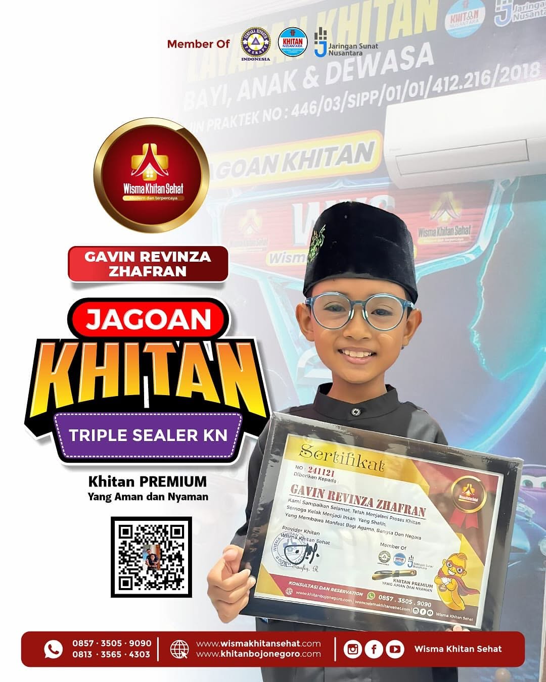 Sunat Sehari Jadi di Bojonegoro: Atasi Fimosis Anak di Wisma Khitan Sehat - 0813 3565 4303