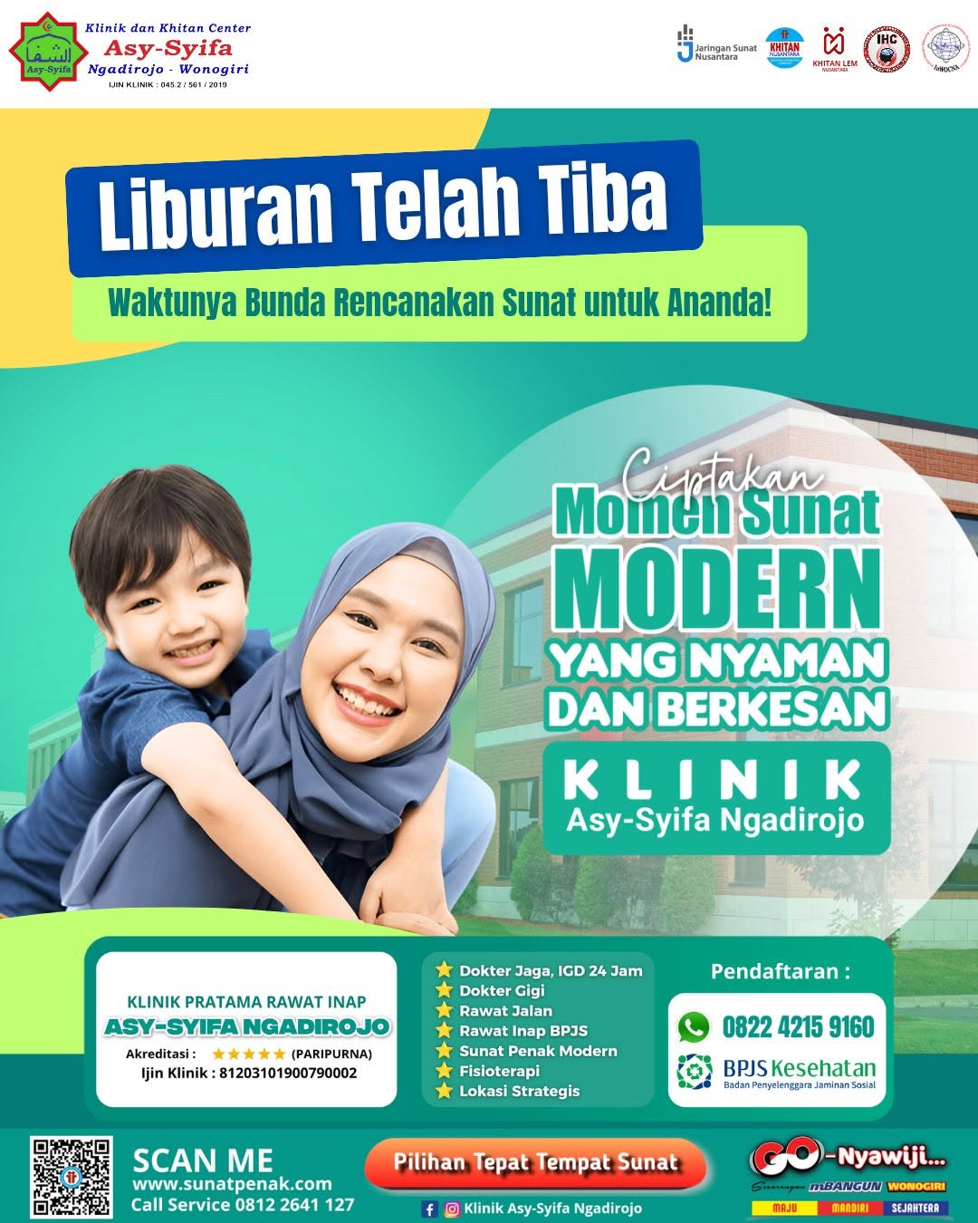 Liburan Tiba! Saat yang Tepat untuk Sunat Modern di Klinik Asy Syifa Ngadirojo - 0822 4215 9160