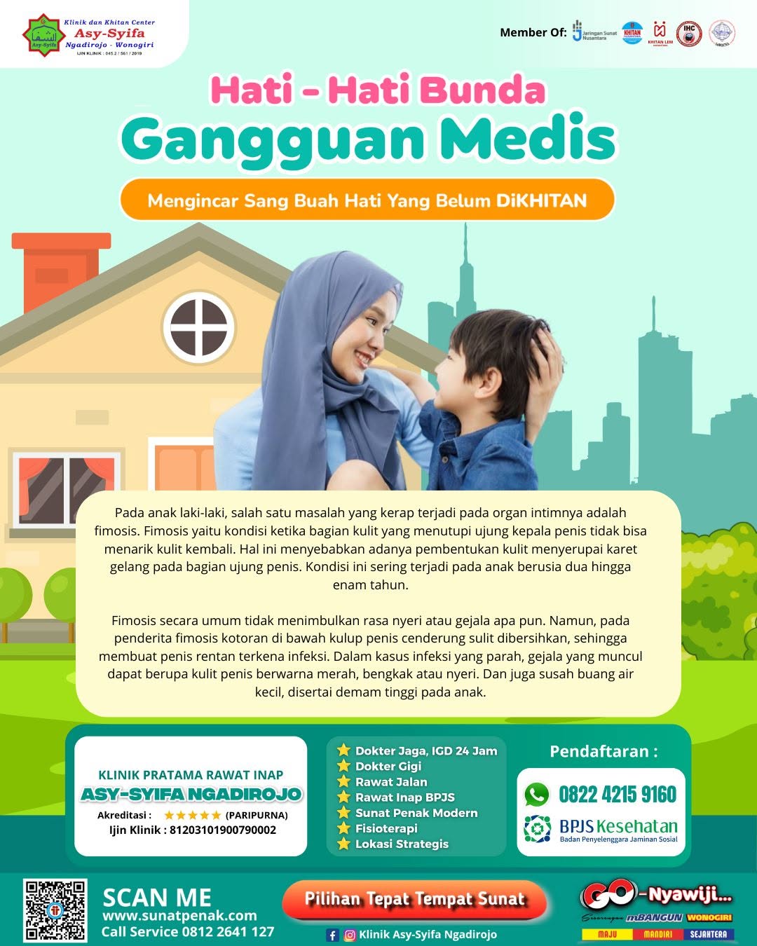 Hati-Hati Bunda: Gangguan Medis Mengincar Sang Buah Hati yang Belum Di Khitan - 0822 4215 9160