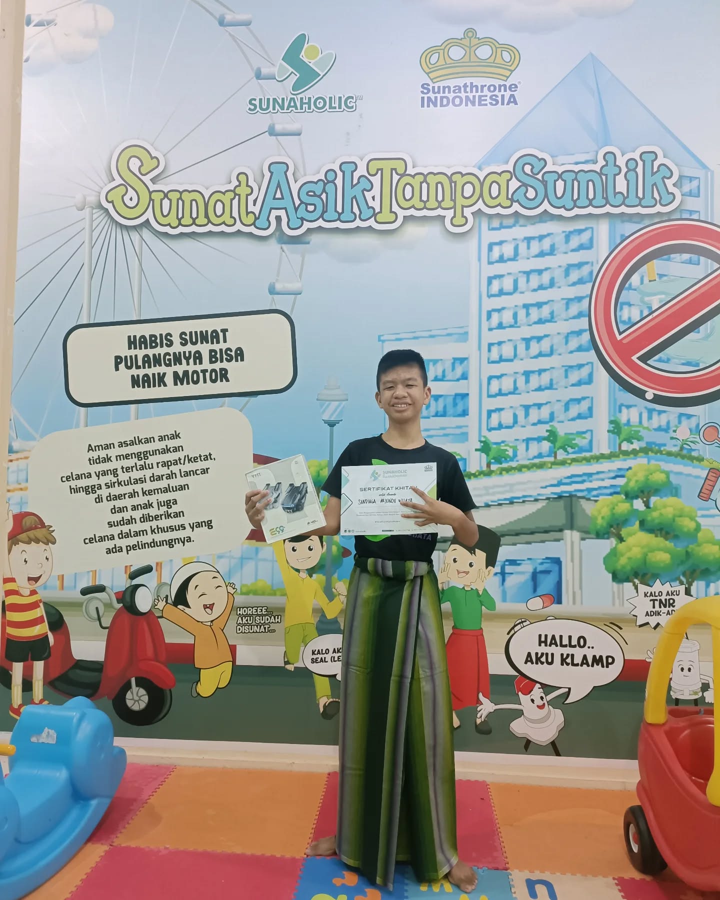 Pengalaman Sunat Ceria untuk Anak di Tulungagung, Blitar, & Kediri dengan Klinik Sunaholic - 0812 1770 7788