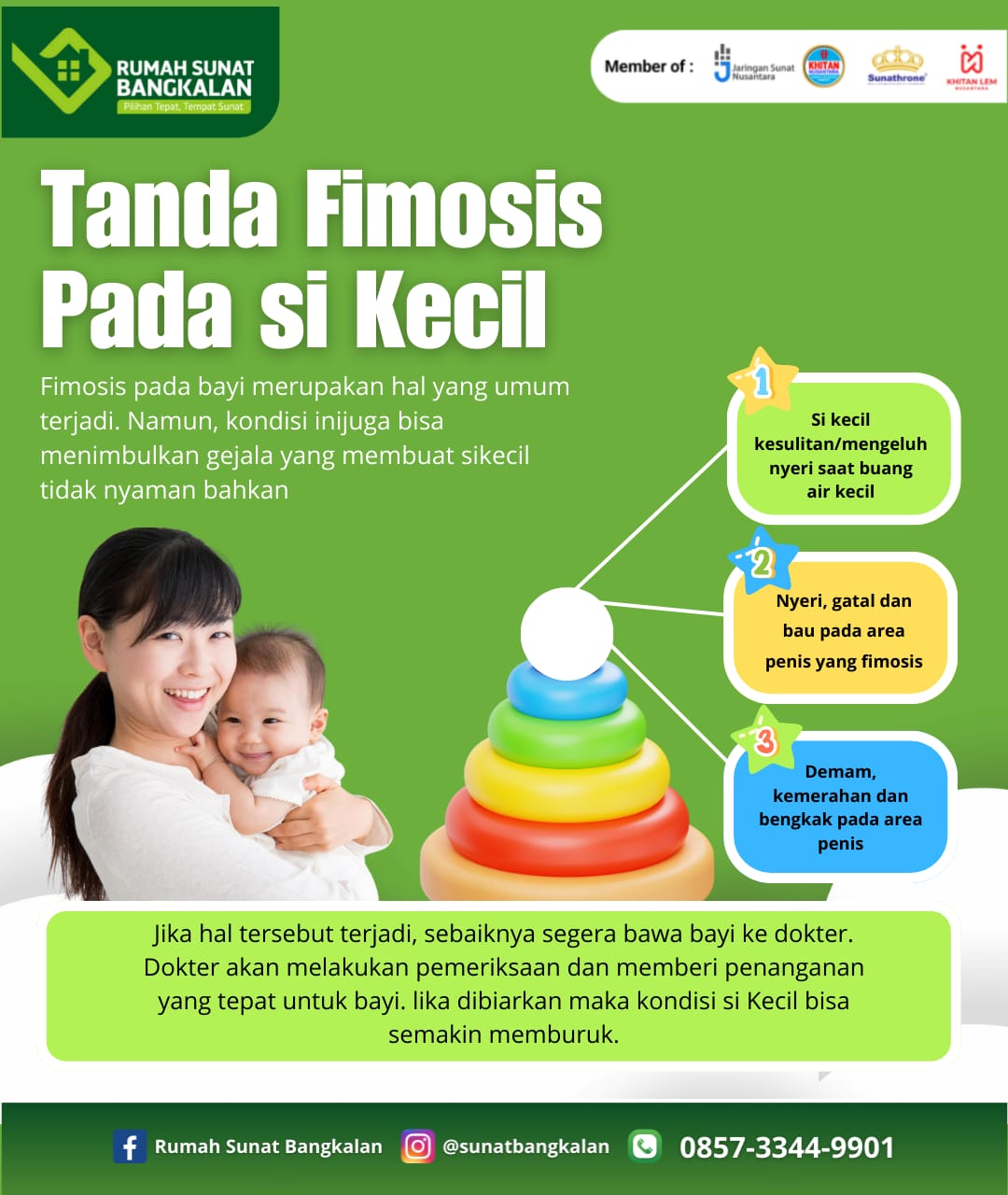Sunat Anak dengan Fimosis di Bangkalan: Cepat dan Nyaman di Rumah Sunat Bangkalan - 0857.3344.9901