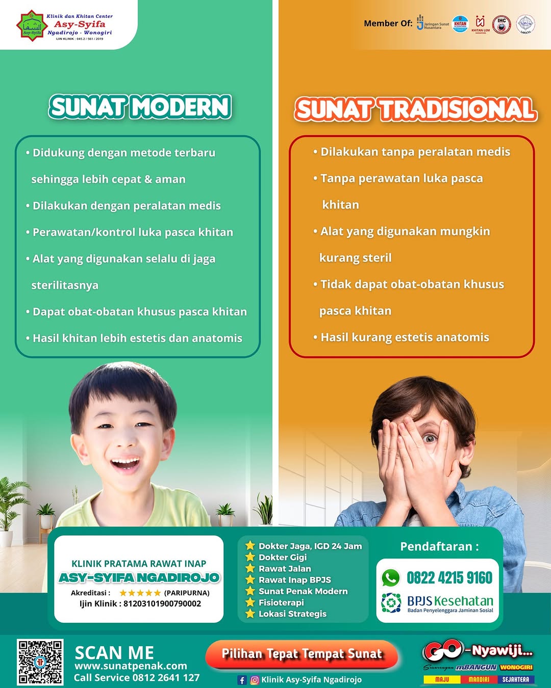 Edukasi Perbedaan Sunat Modern dengan Sunat Tradisional dari Klinik Asy-Syifa Ngadirojo - 0822 4215 9160