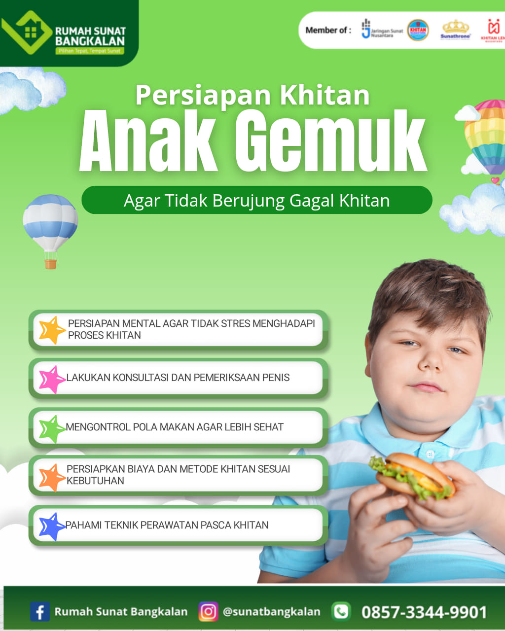 Sunat Gemuk Tanpa Khawatir, Rumah Sunat Bangkalan Siap Membantu Sunat Anak Gemuk Anda!