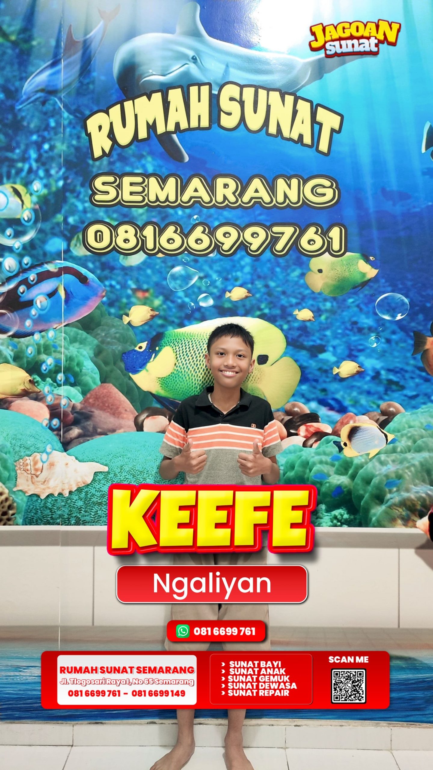 Khitan Happy di Semarang: Anak Senang, Orang Tua Tenang!