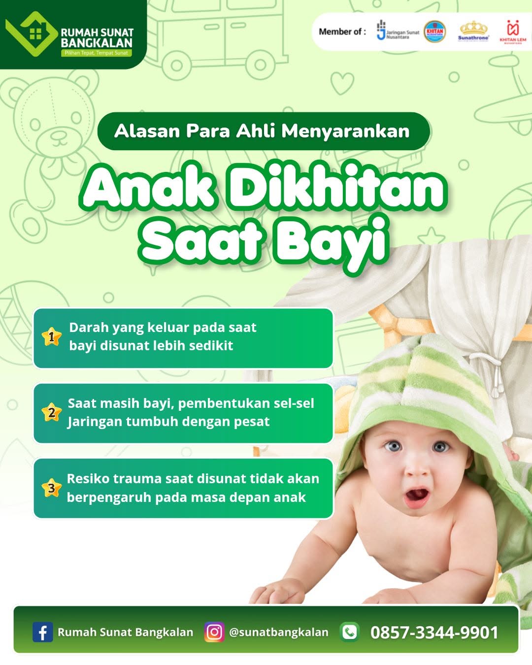 Sunat Bayi Baru Lahir di Bangkalan: Penanganan oleh Dokter Profesional dari Rumah Sunat Bangkalan