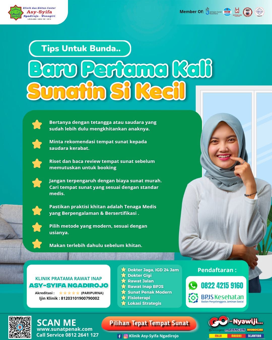 Baru Pertama Kali Sunatin Si Kecil? Klinik Asy Syifa Hadir Untuk Wilayah Mojolaban dan Sekitarnya