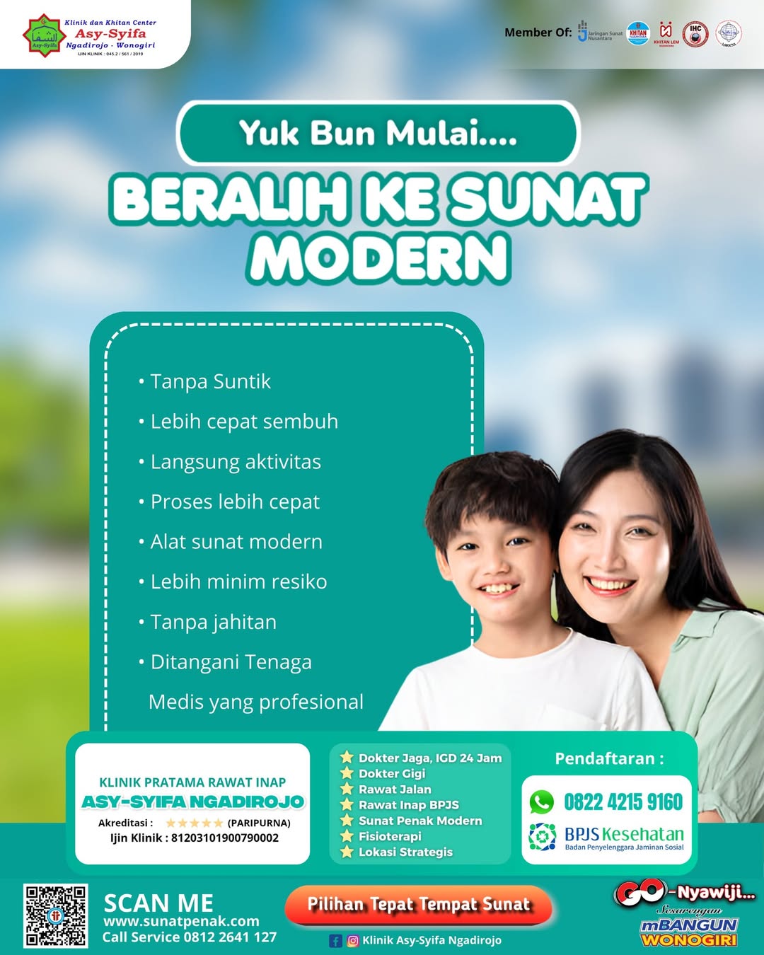 Yuk Bun Mulai Beralih ke Sunat Modern: Rekomendasi untuk Wilayah Mojolaban dan Sekitarnya dari Klinik Asy Syifa Ngadirojo