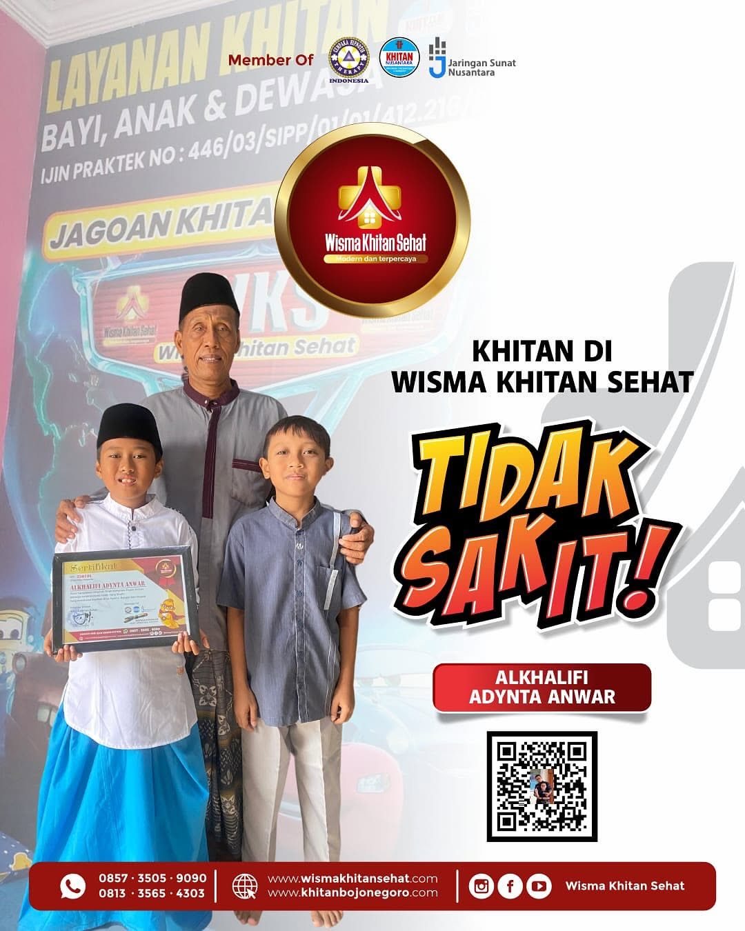 Khitan Cepat, Bersih, dan Minim Nyeri? Hanya di Wisma Khitan Sehat Bojonegoro!